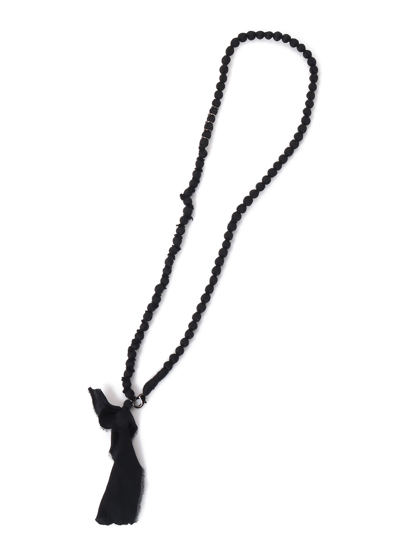 SMALL SILK BALL NECKLACE