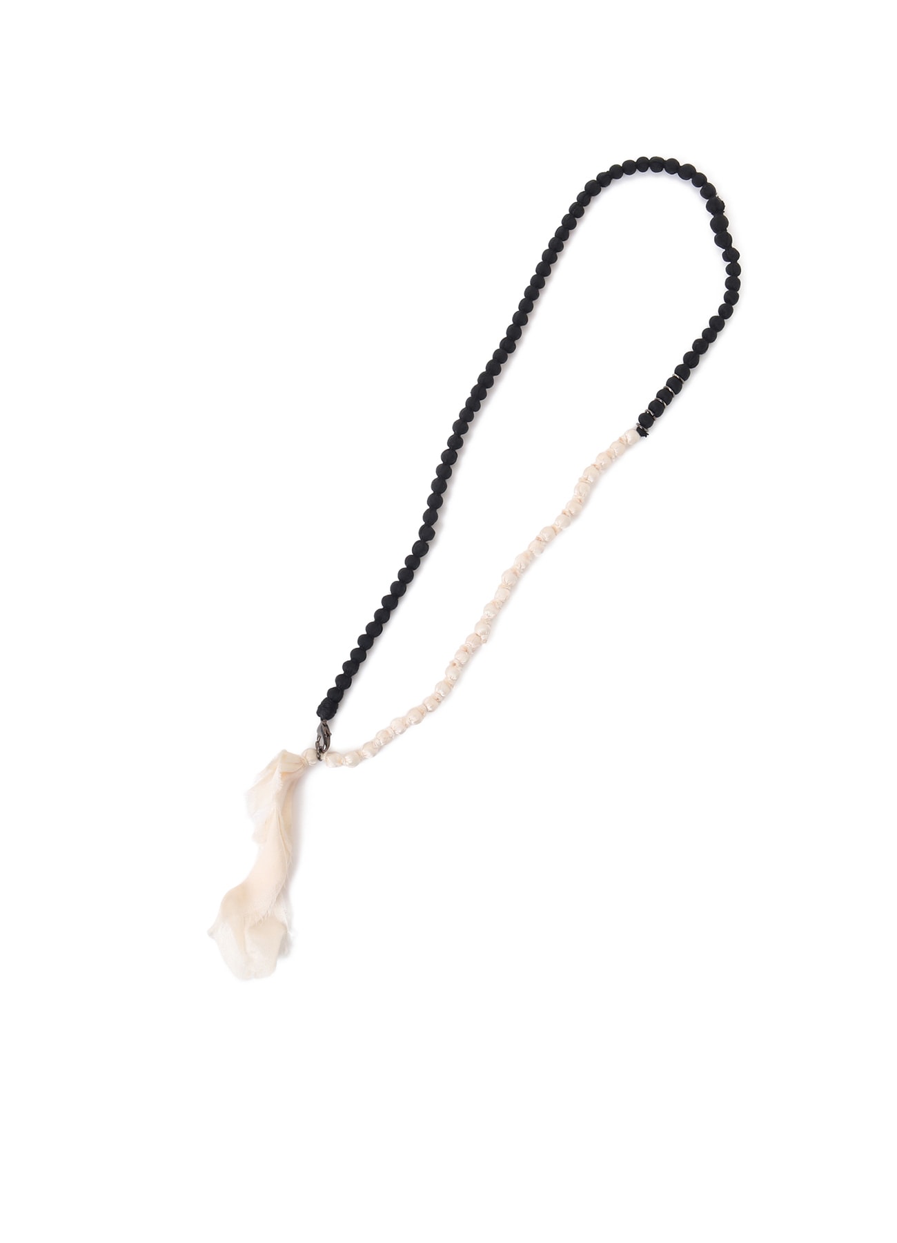 SMALL SILK BALL NECKLACE