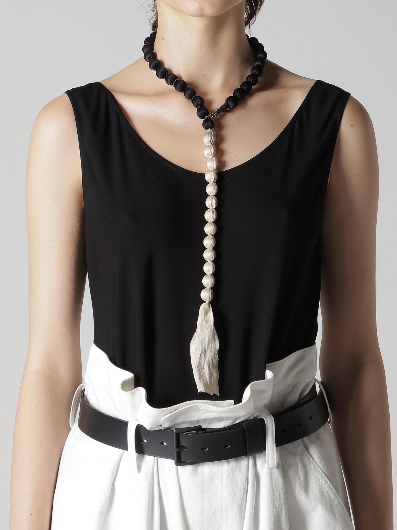 BIG SILK BALL NECKLACE