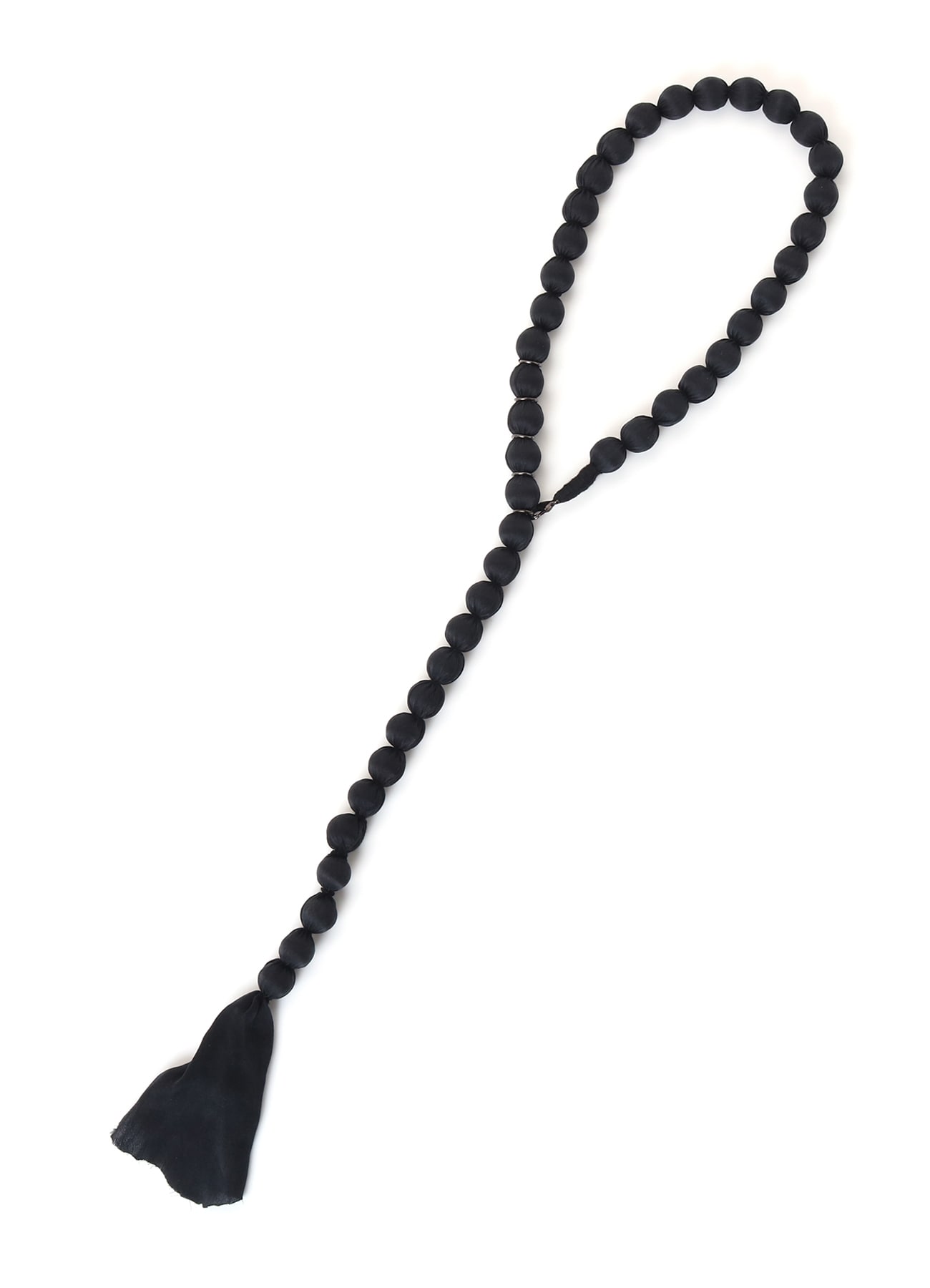 BIG SILK BALL NECKLACE