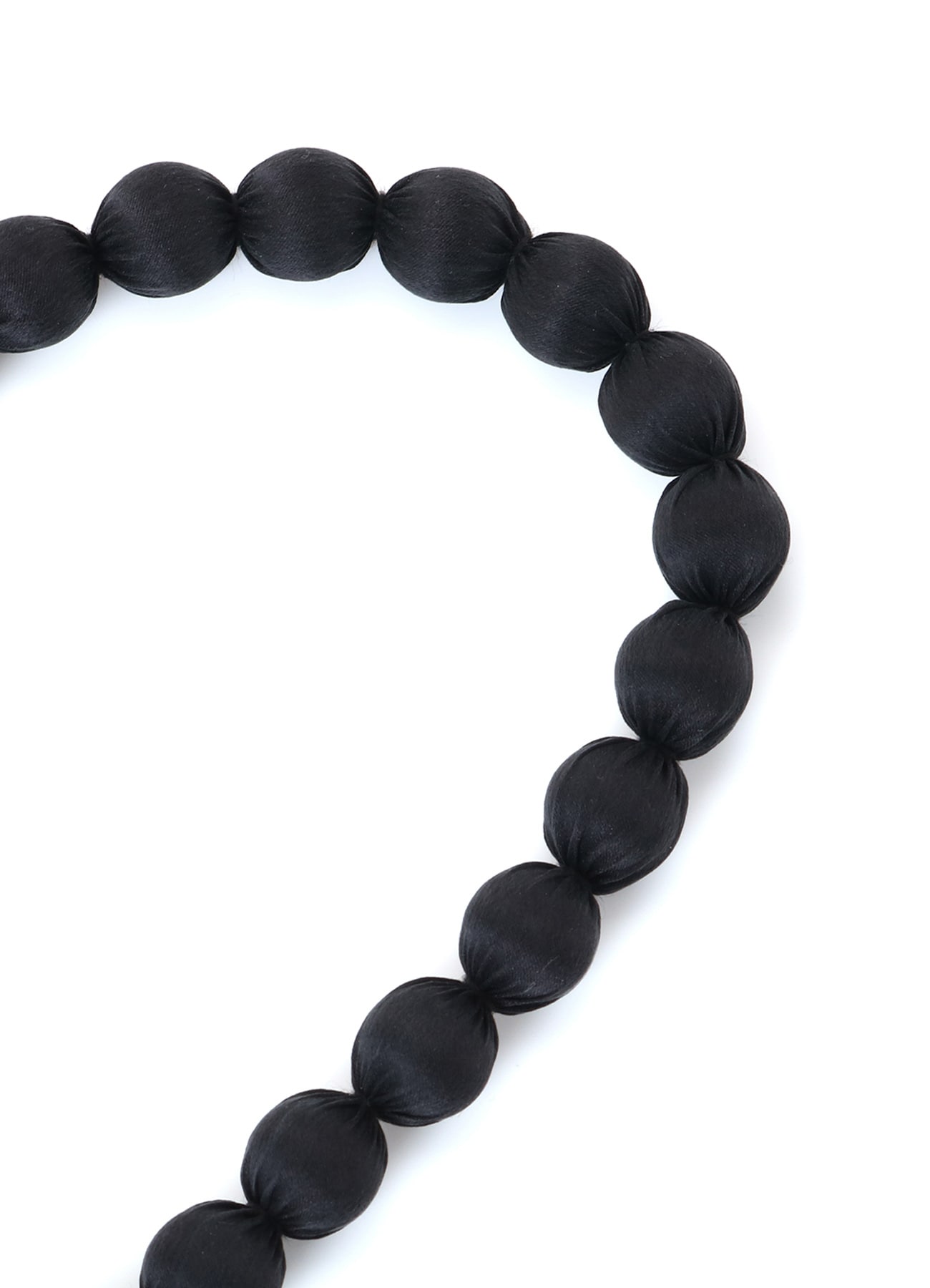 BIG SILK BALL NECKLACE