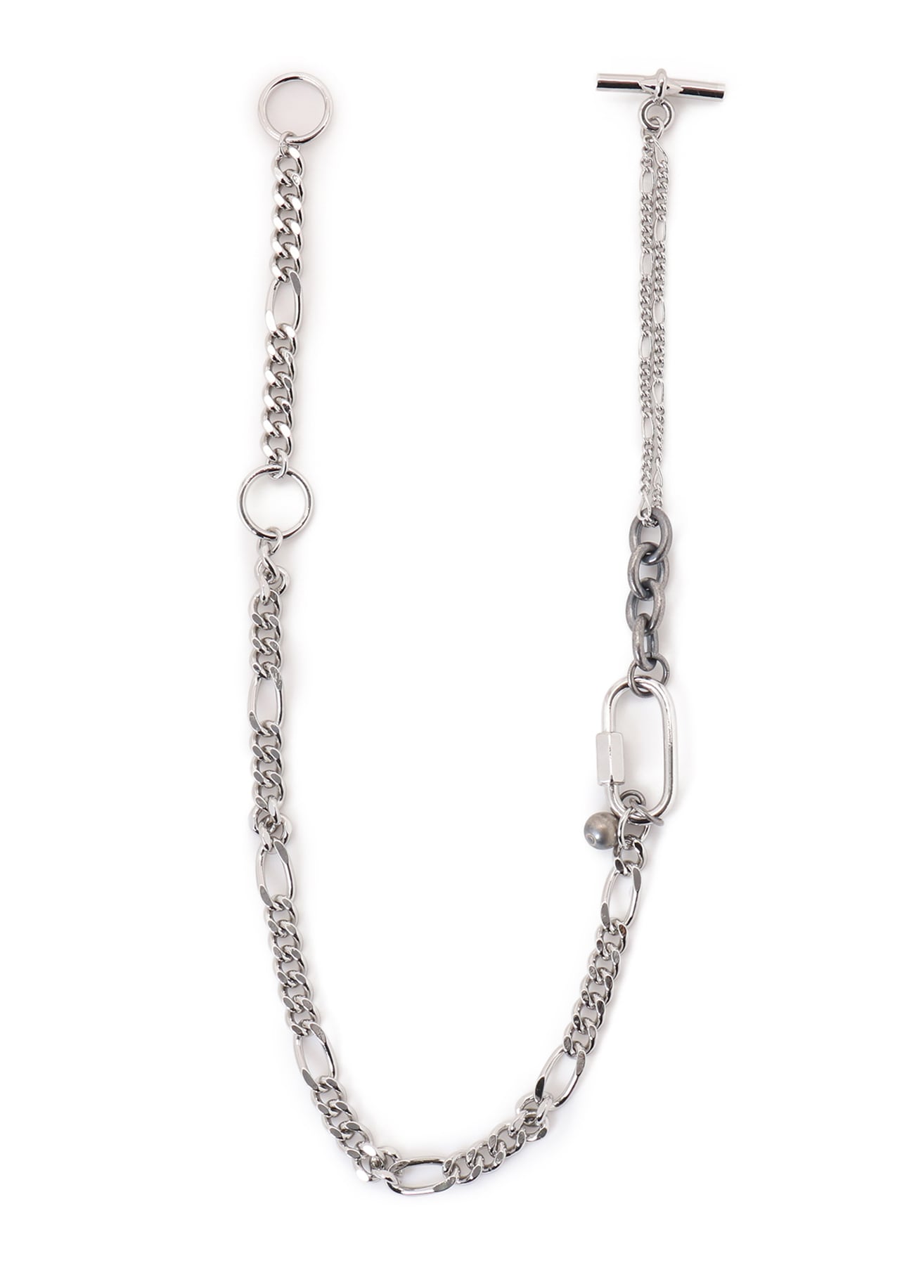 BRASS SILVER NECKLACE A