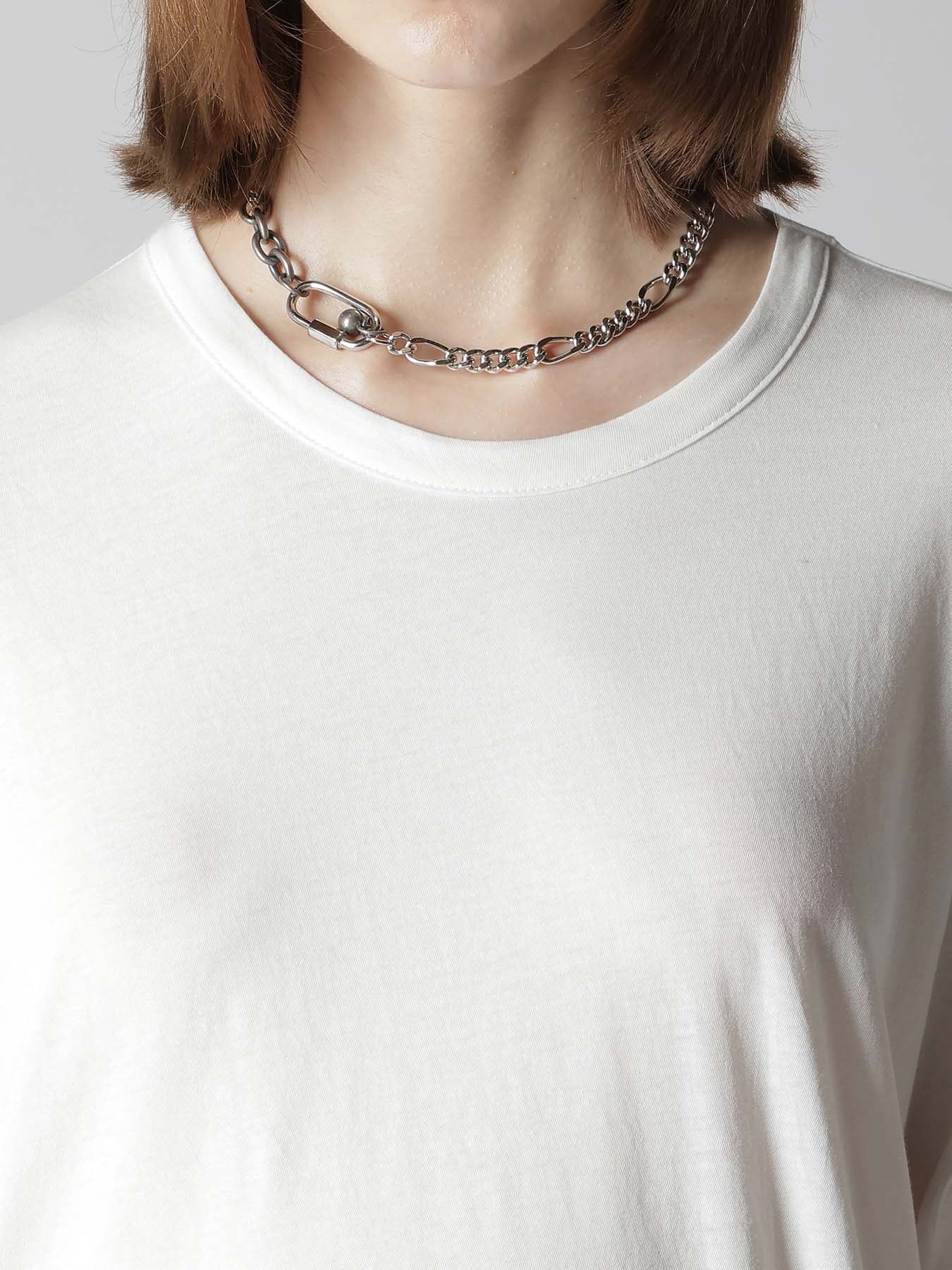 BRASS SILVER NECKLACE A