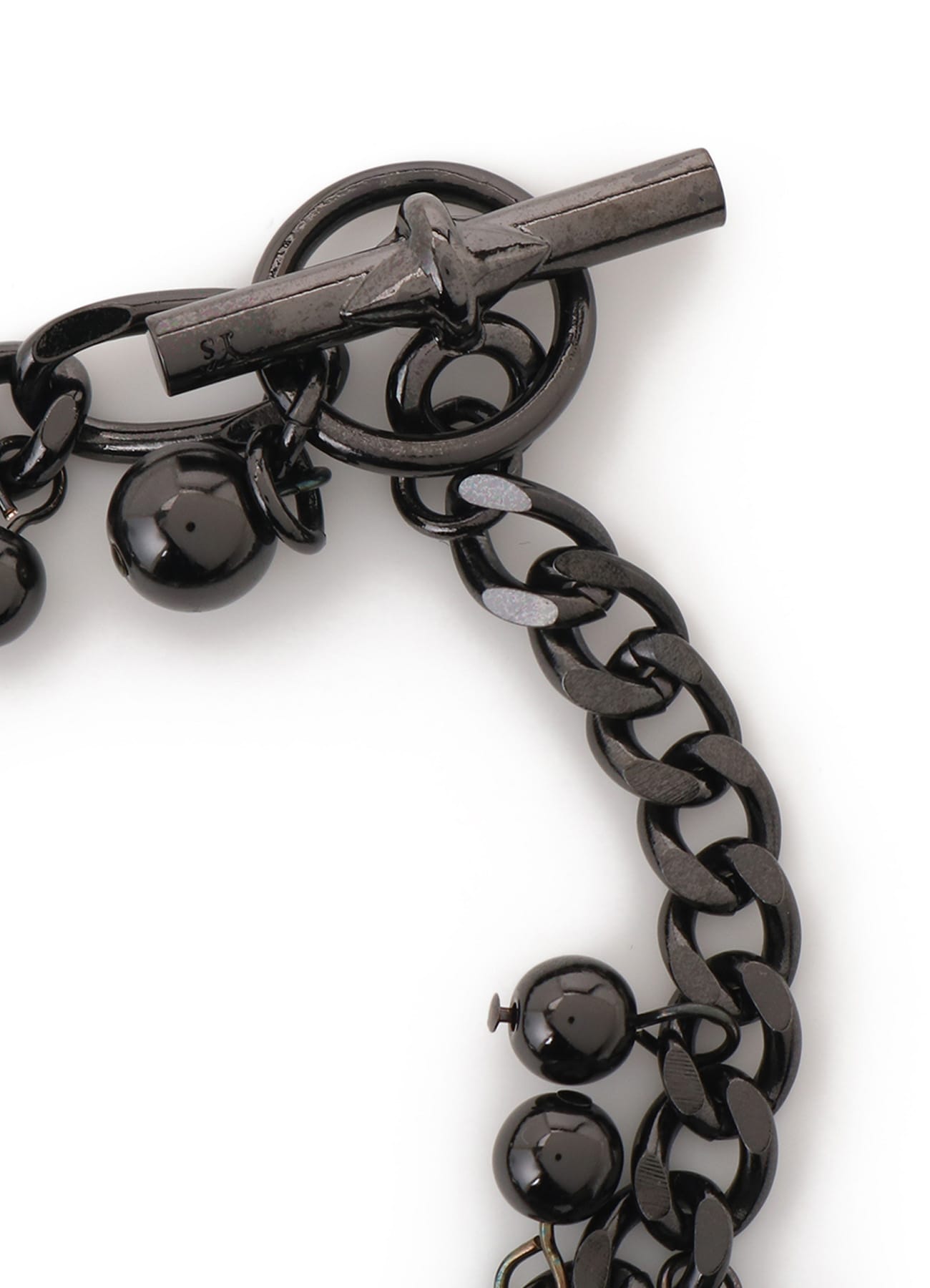 BRASS SILVER BALL BRACELET