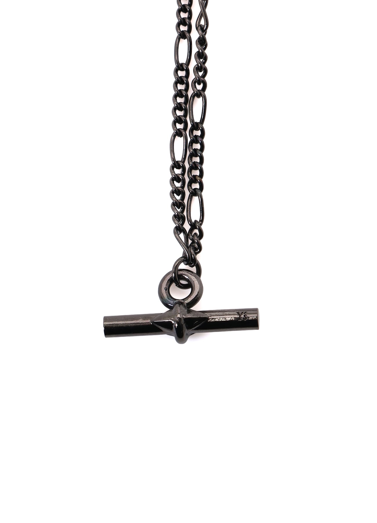 BRASS SILVER BALL NECKLACE A