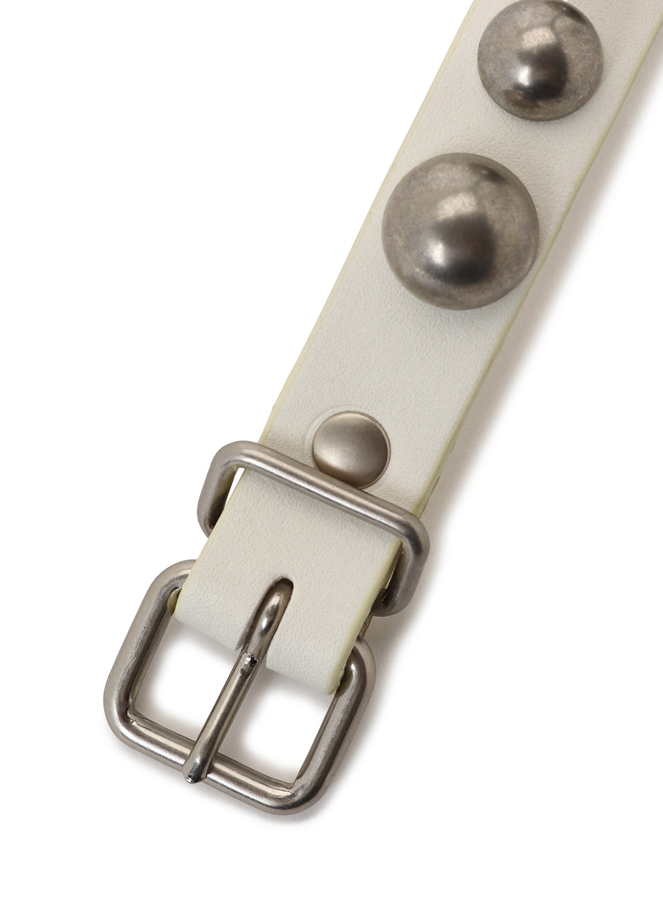 SEMIGLOSS LEATHER STUDS BRACELET