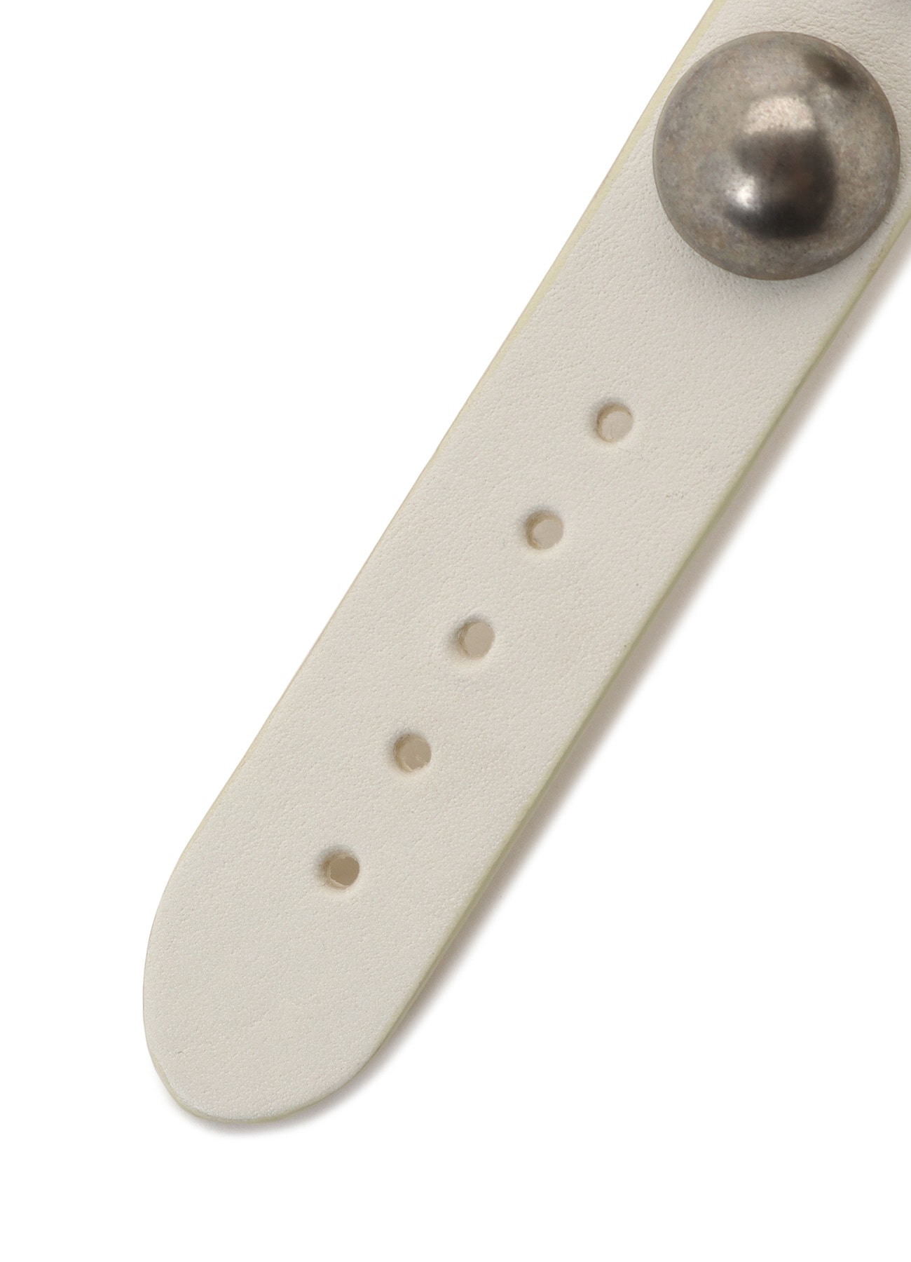 SEMIGLOSS LEATHER STUDS BRACELET