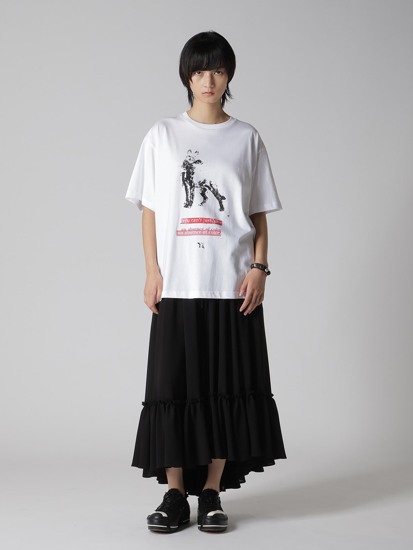 SEMIGLOSS LEATHER STUDS BRACELET