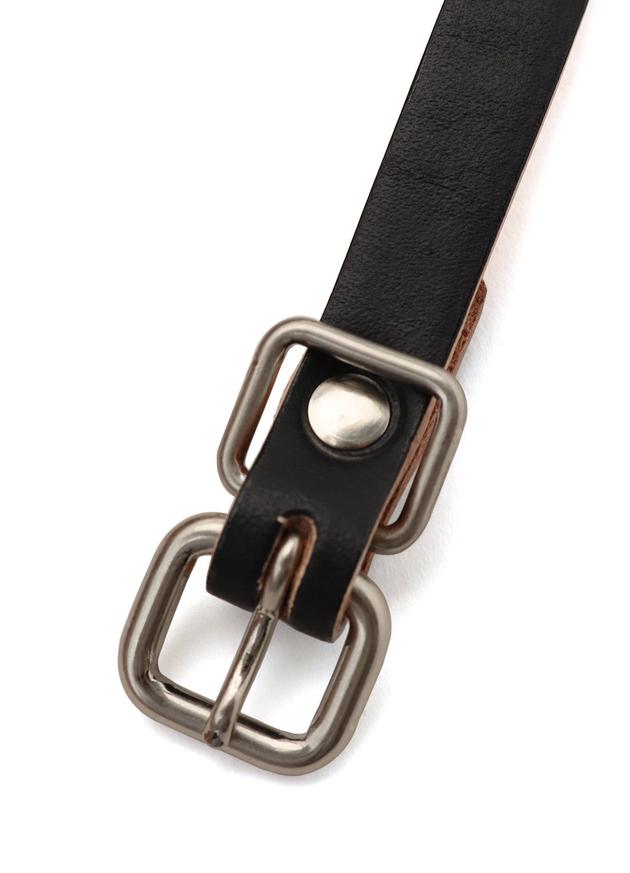 SEMIGLOSS LEATHER STUDS DOUBLE BRACELET