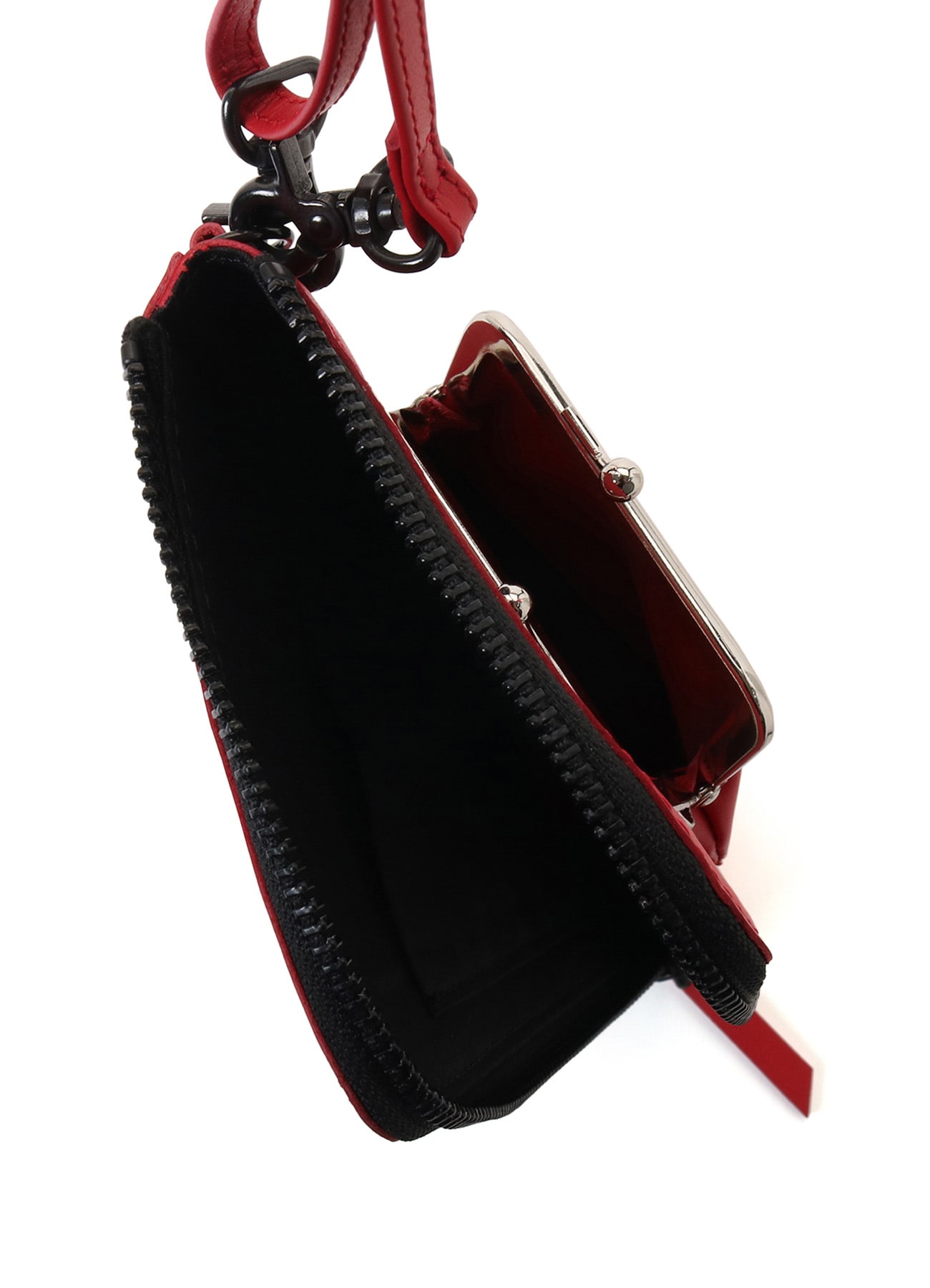 COW LEATHER ZIP NECKLACE