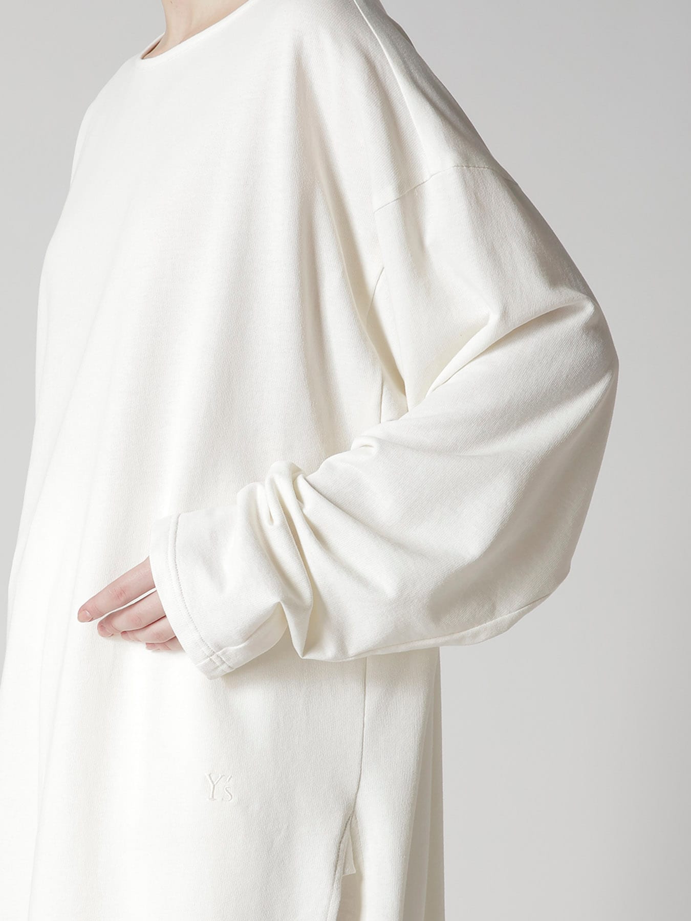 COTTON INLAY PULL OVER