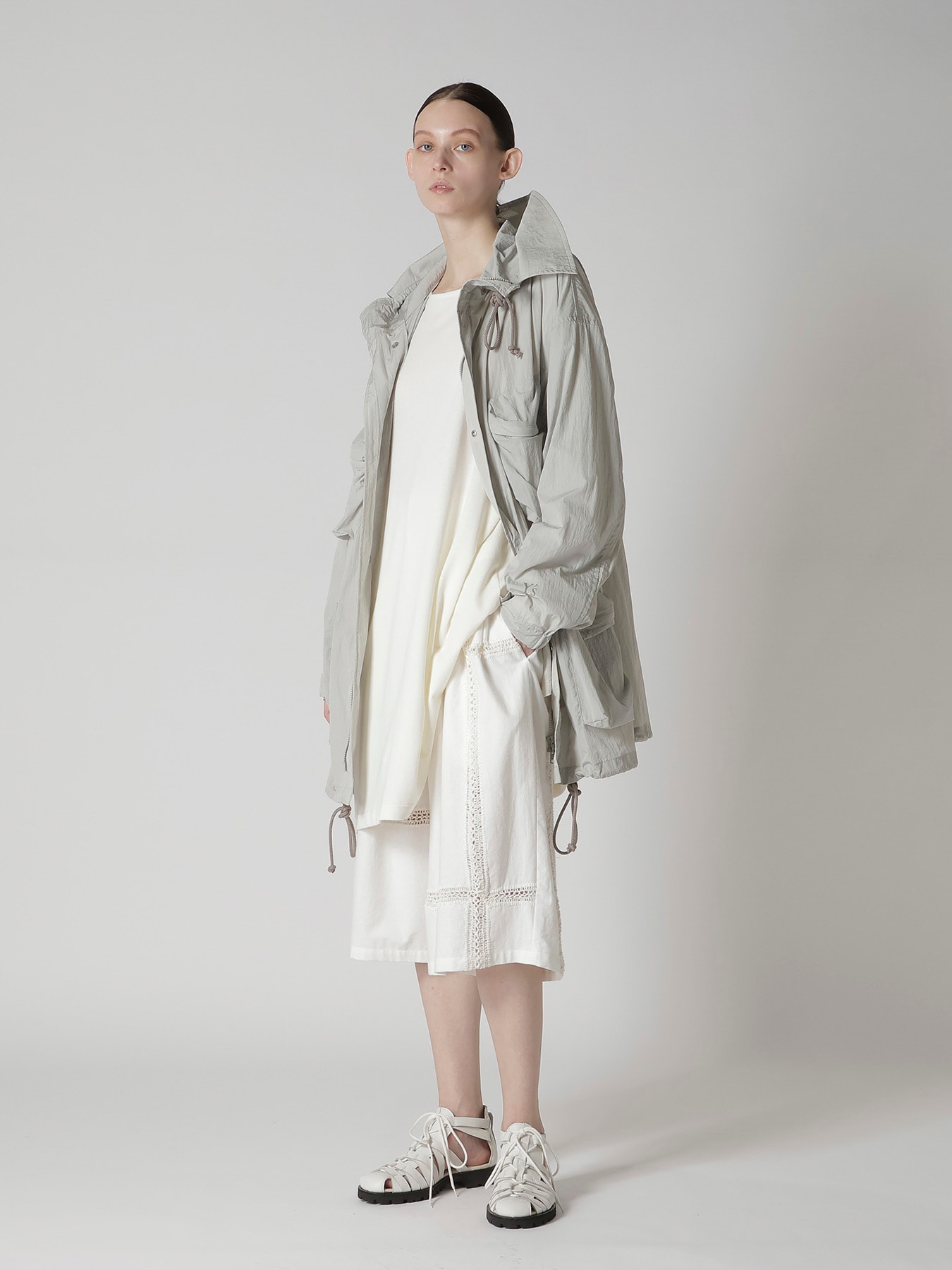 COTTON INLAY PULL OVER