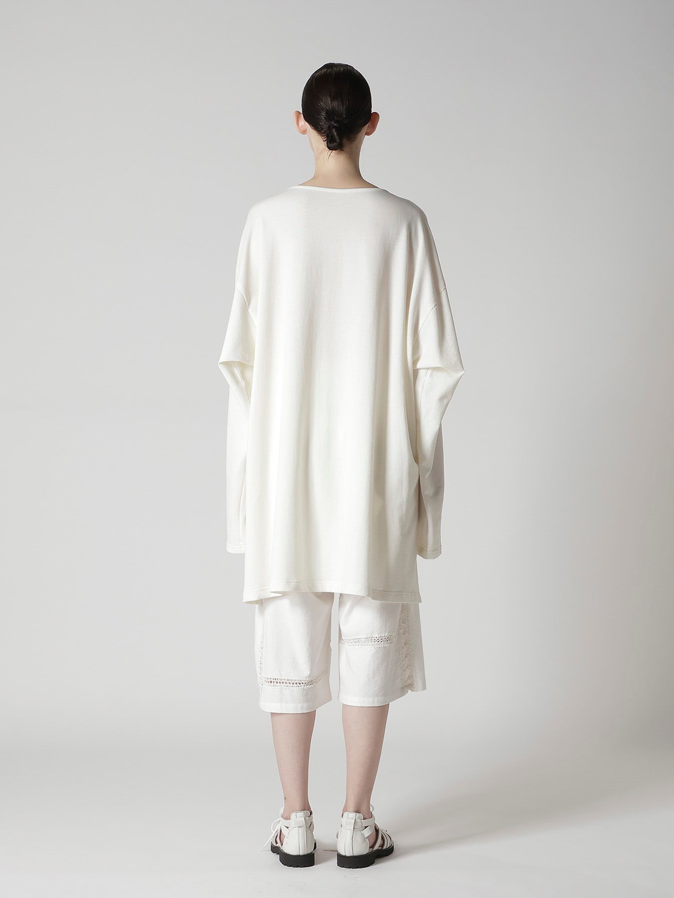 COTTON INLAY PULL OVER