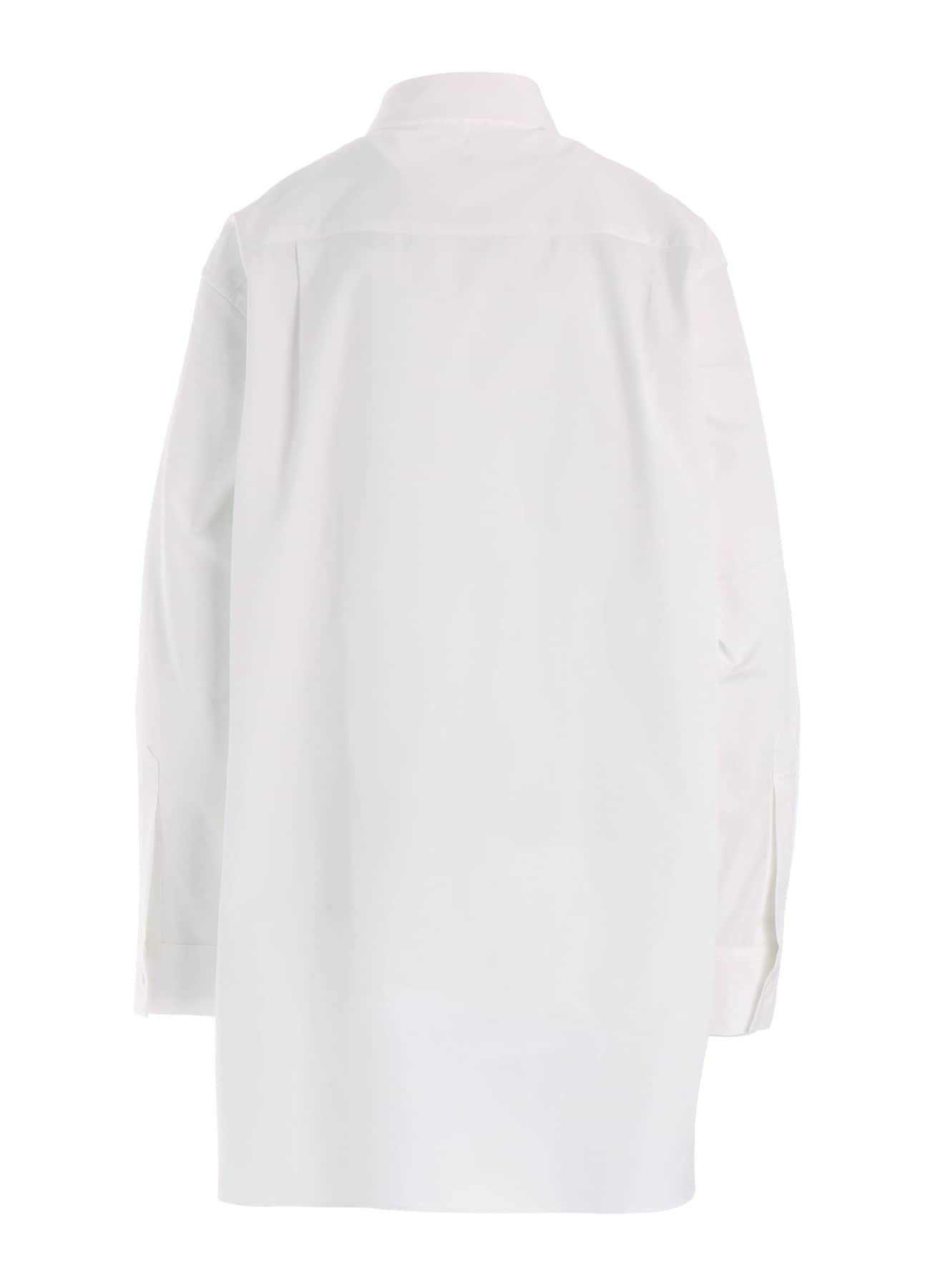 COTTON BROAD LEFT SIDE TUCK SHIRT