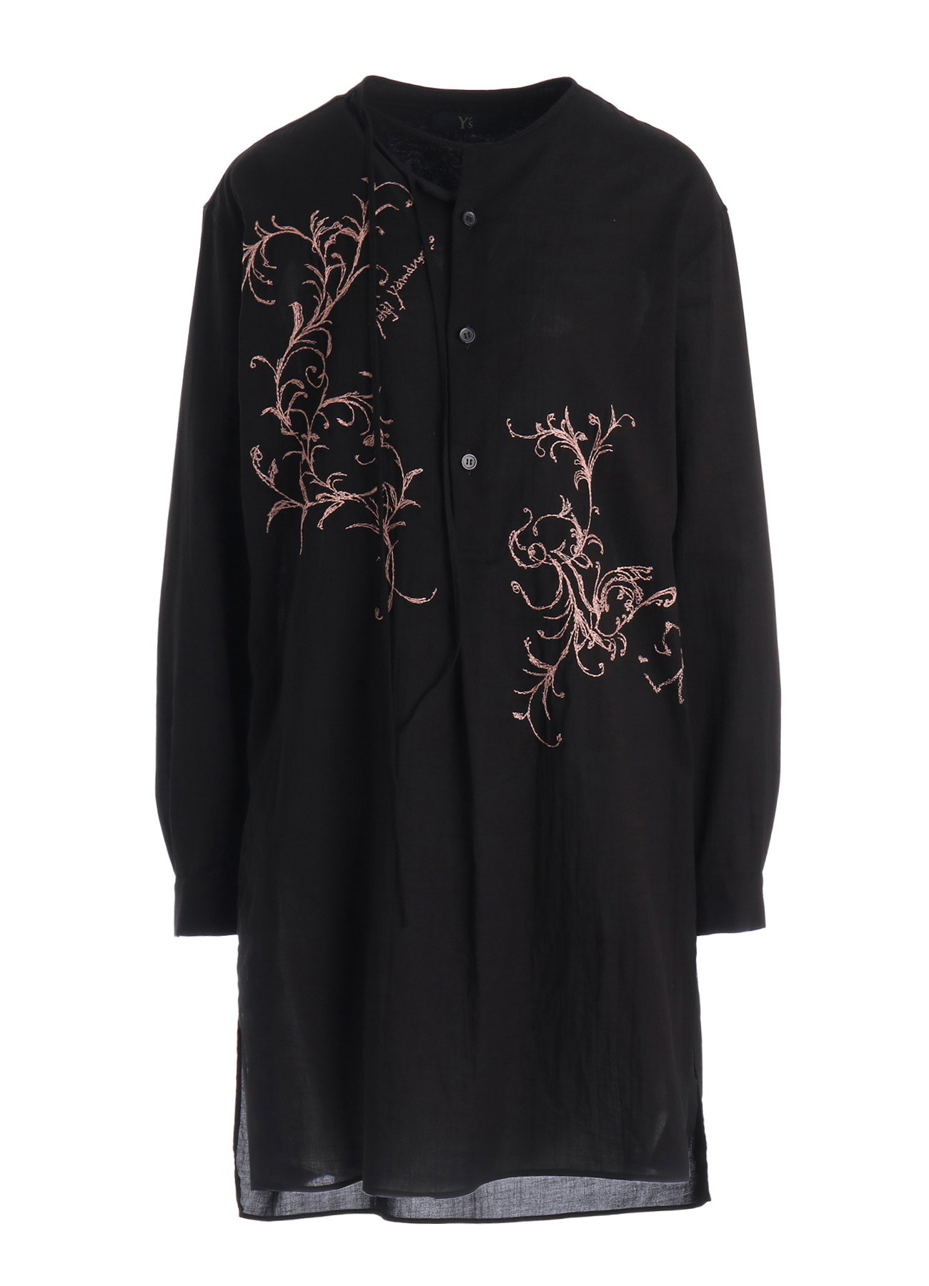 BOTANICAL EMBROIDERY DRAW STRING BROUSE