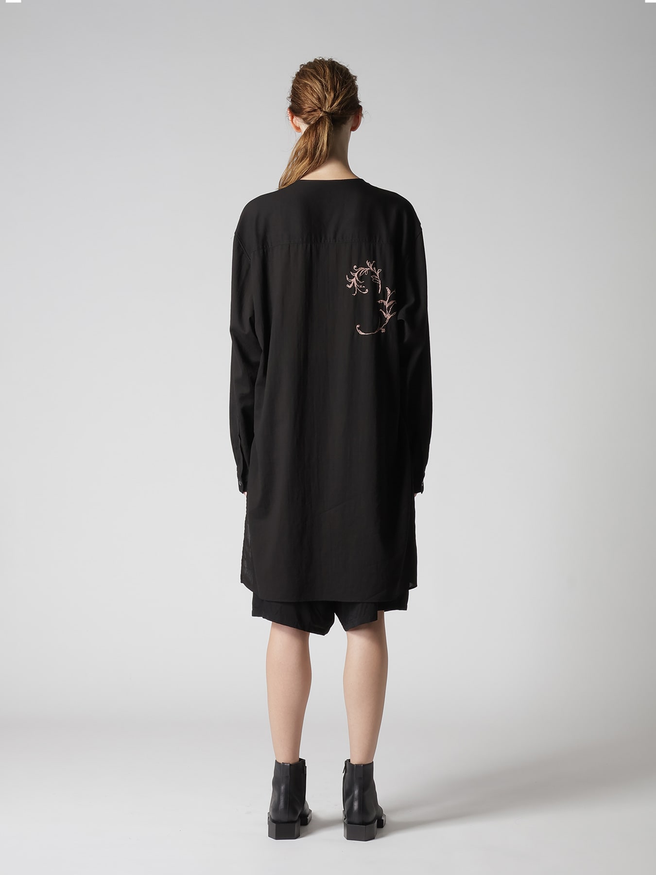 BOTANICAL EMBROIDERY DRAW STRING BROUSE