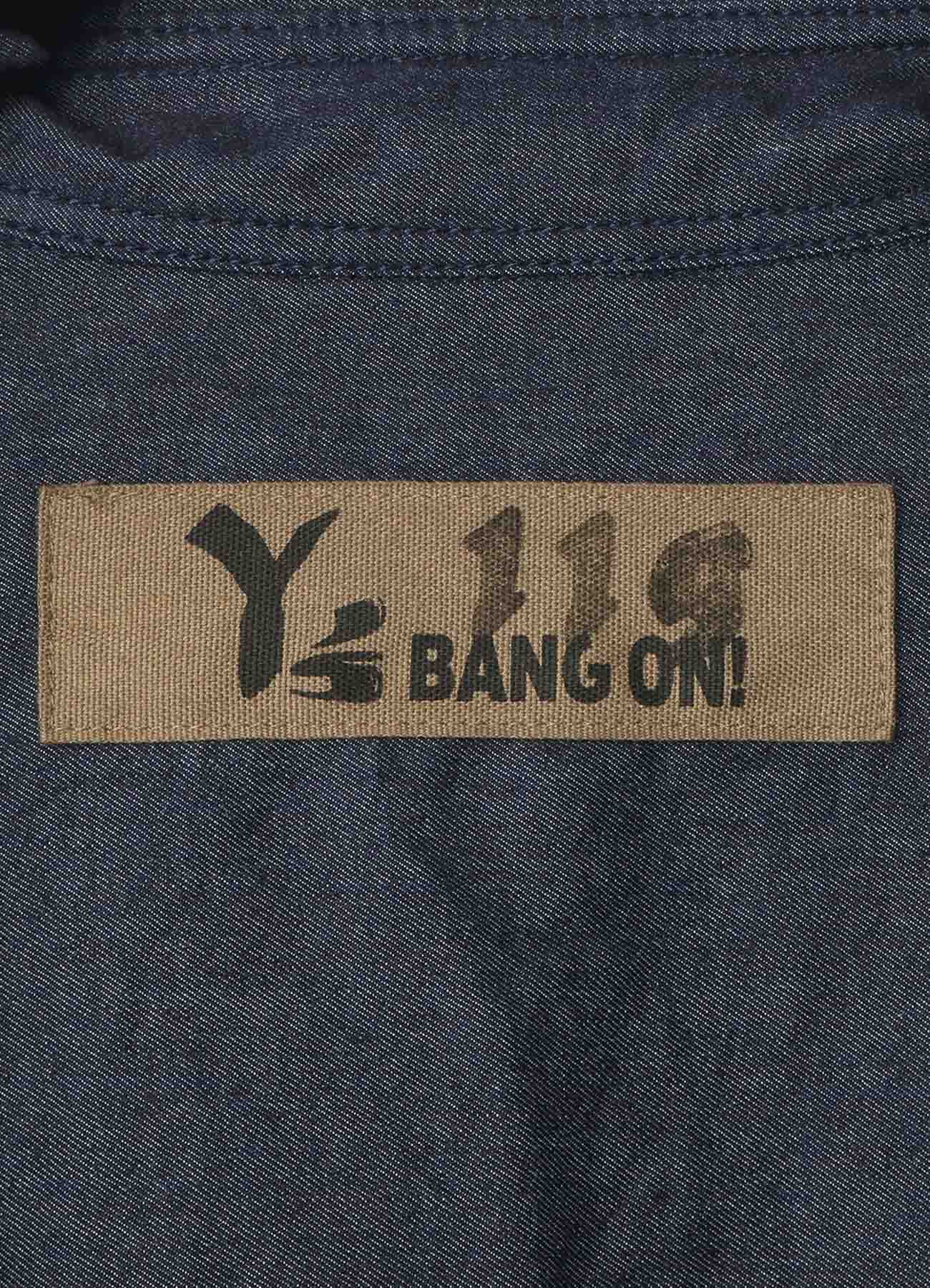 Y's BANG ON!No.119 Western switching-Blouse Light ounces denim