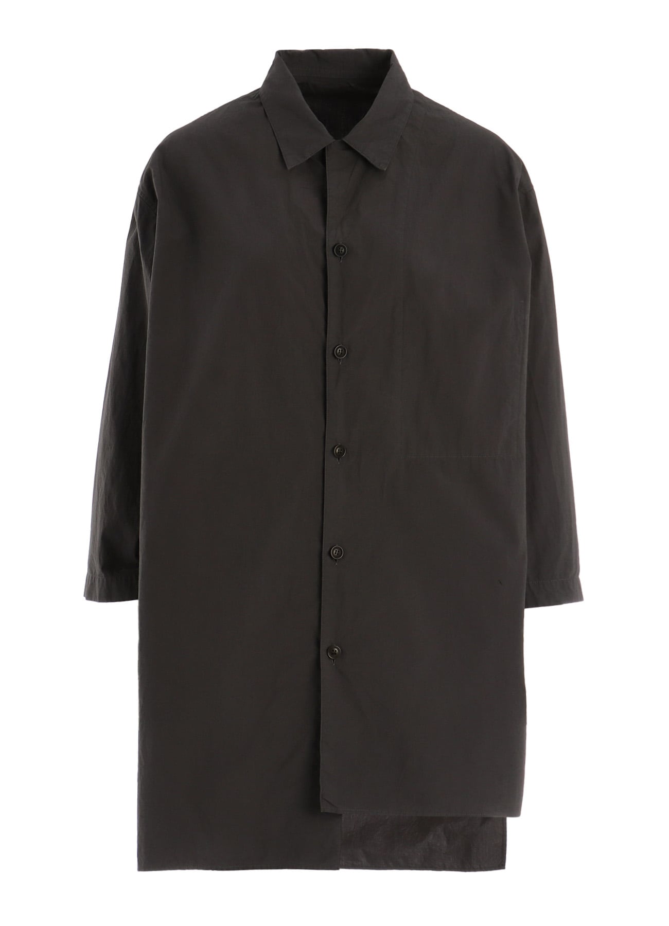 COTTON TYPEWRITER 3/4 SLEEVE BLOUSE