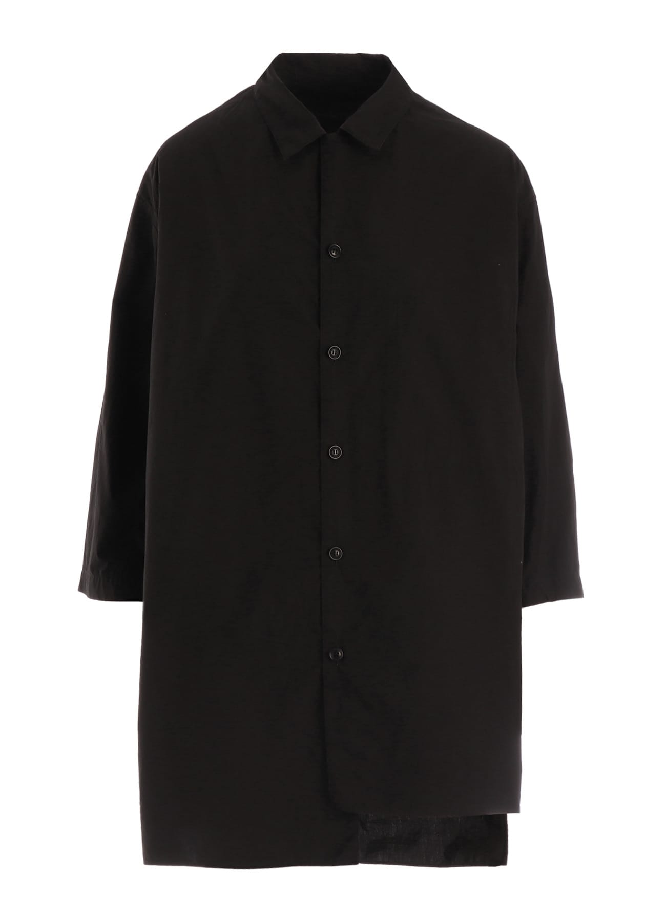 COTTON TYPEWRITER 3/4 SLEEVE BLOUSE