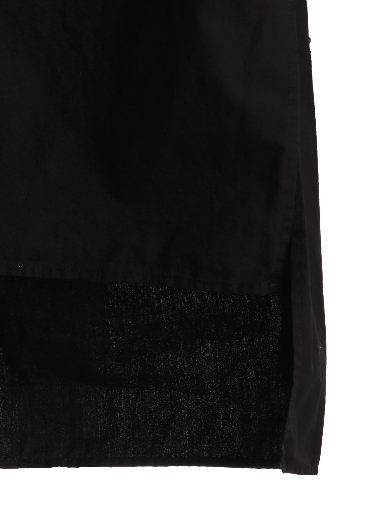 COTTON TYPEWRITER 3/4 SLEEVE BLOUSE