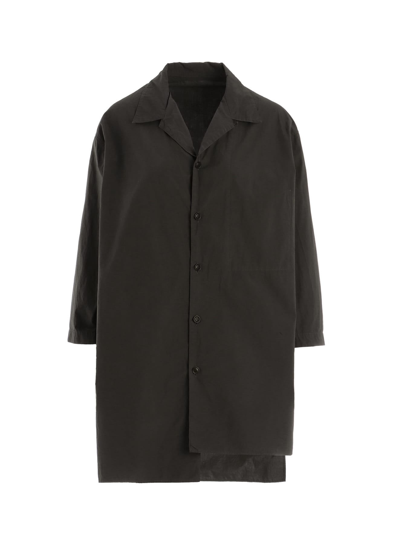 COTTON TYPEWRITER 3/4 SLEEVE BLOUSE