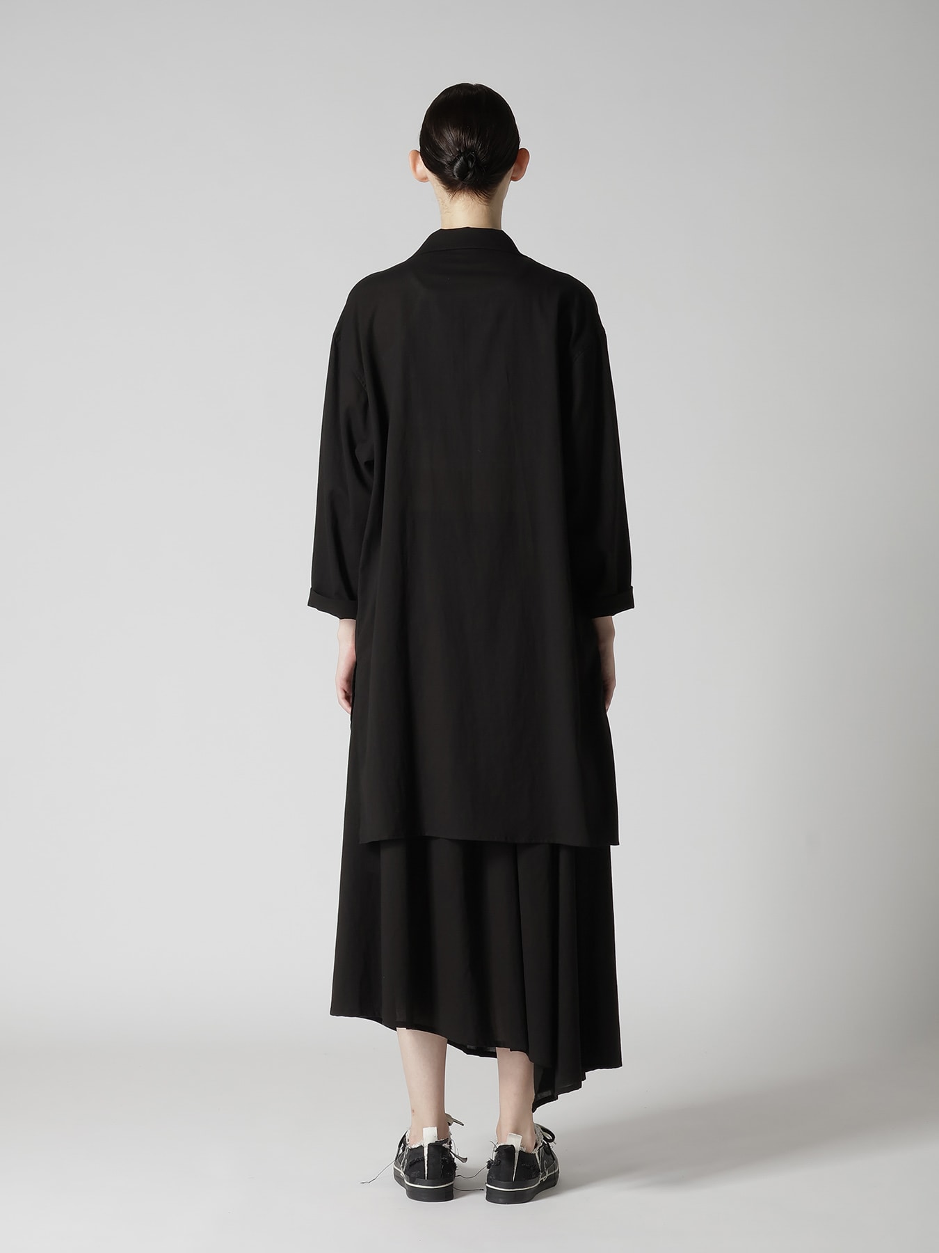 COTTON VOILE VIYELLA 3/4 SLEEVE BLOUSE