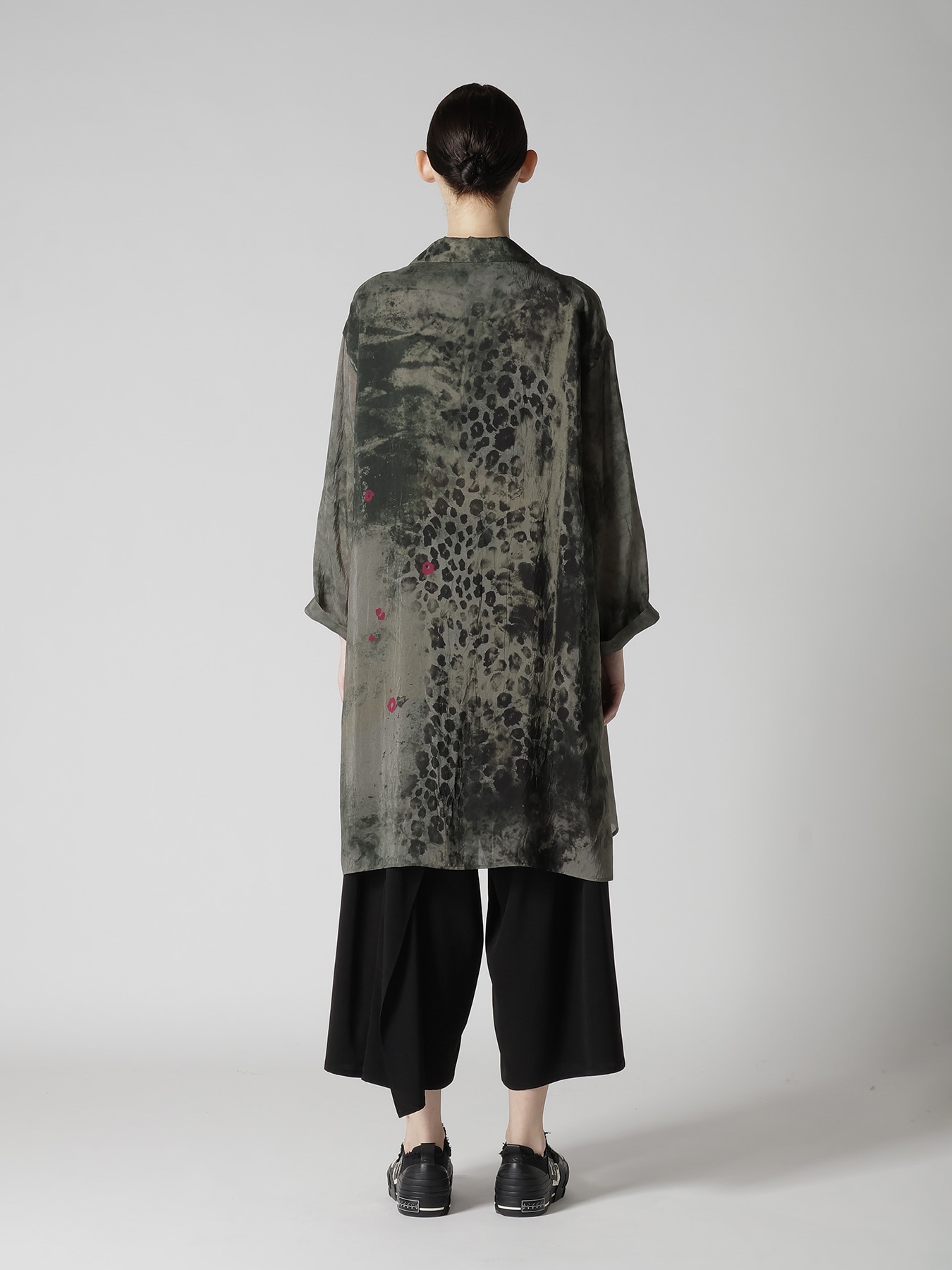 LEOPARD CUPRO BLOUSE