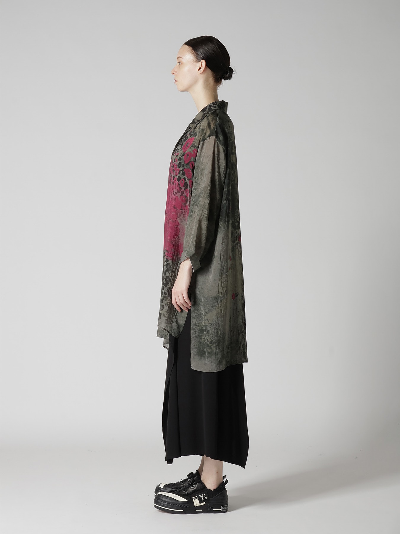 LEOPARD CUPRO BLOUSE