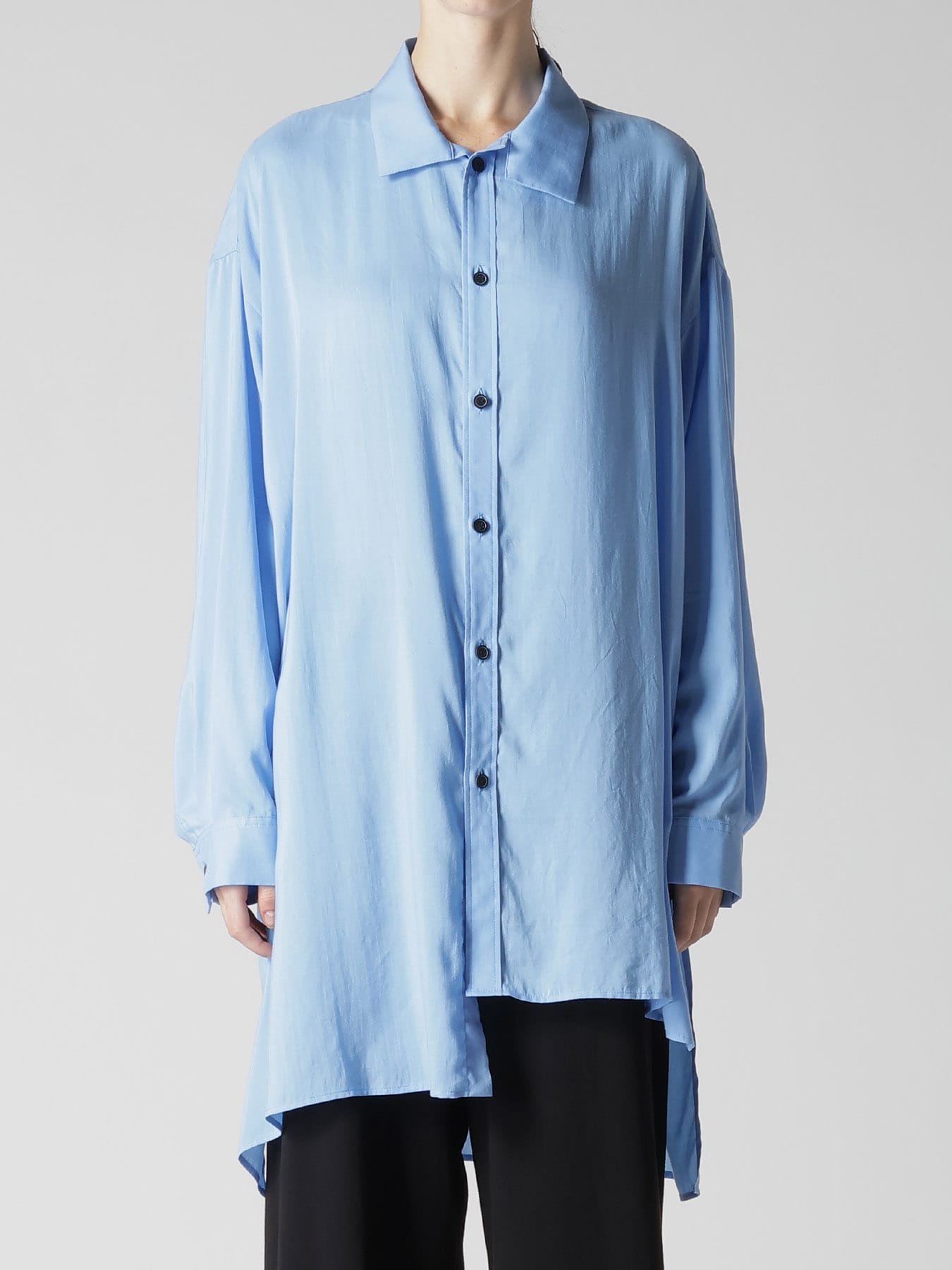 CELLULOSE LAWN UNBALANCED BIG BLOUSE