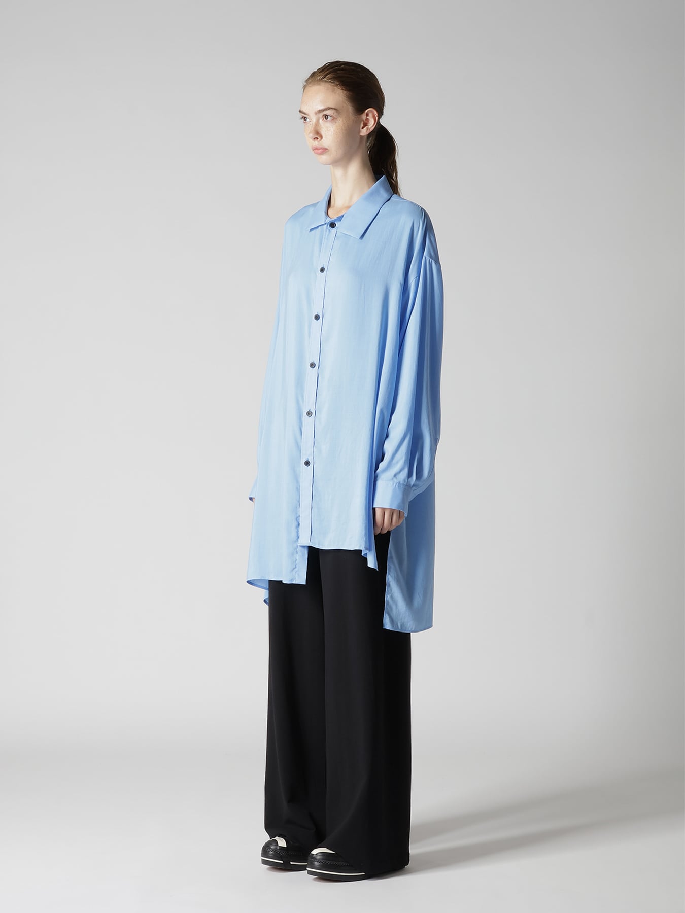 CELLULOSE LAWN UNBALANCED BIG BLOUSE
