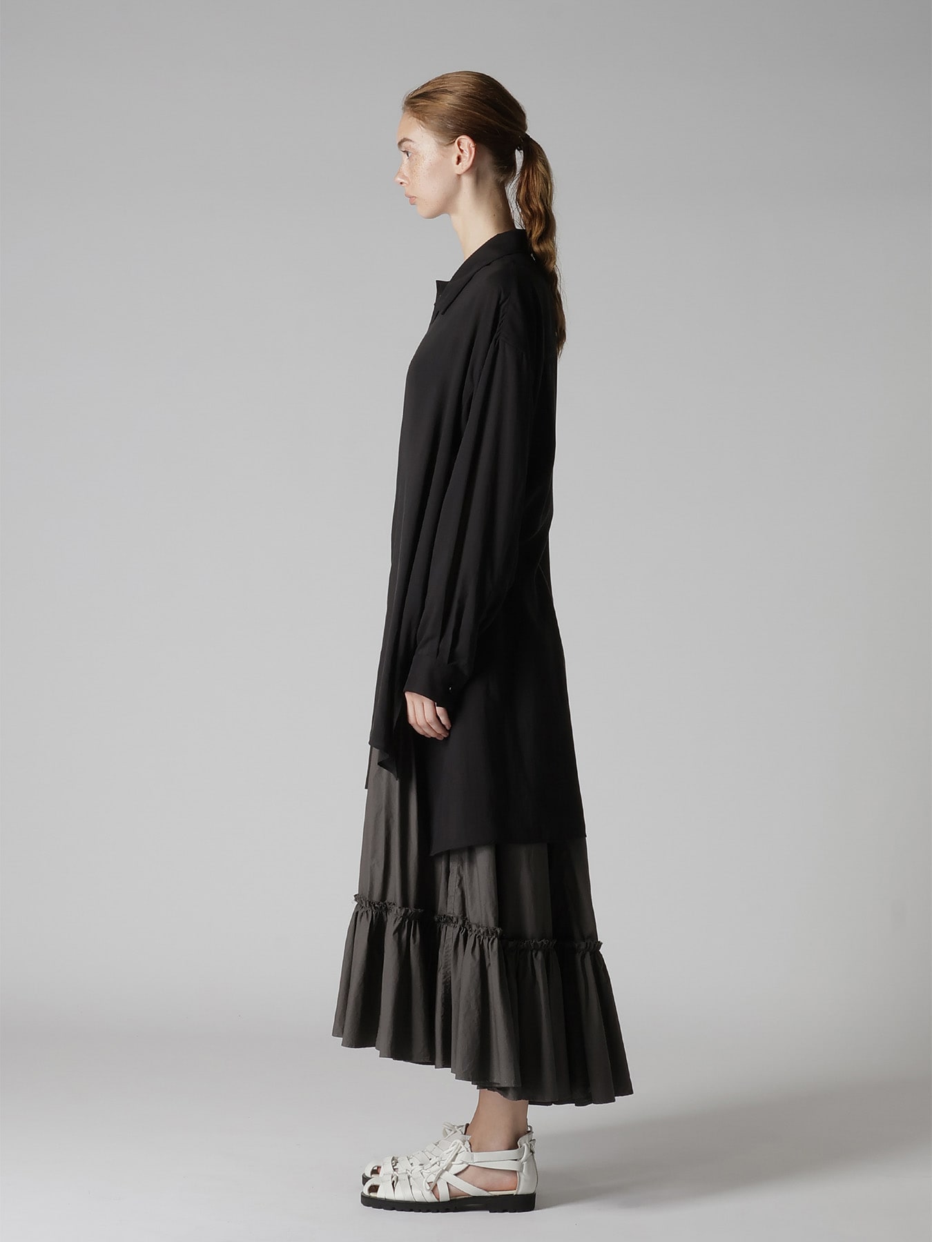 CELLULOSE LAWN UNBALANCED BIG BLOUSE