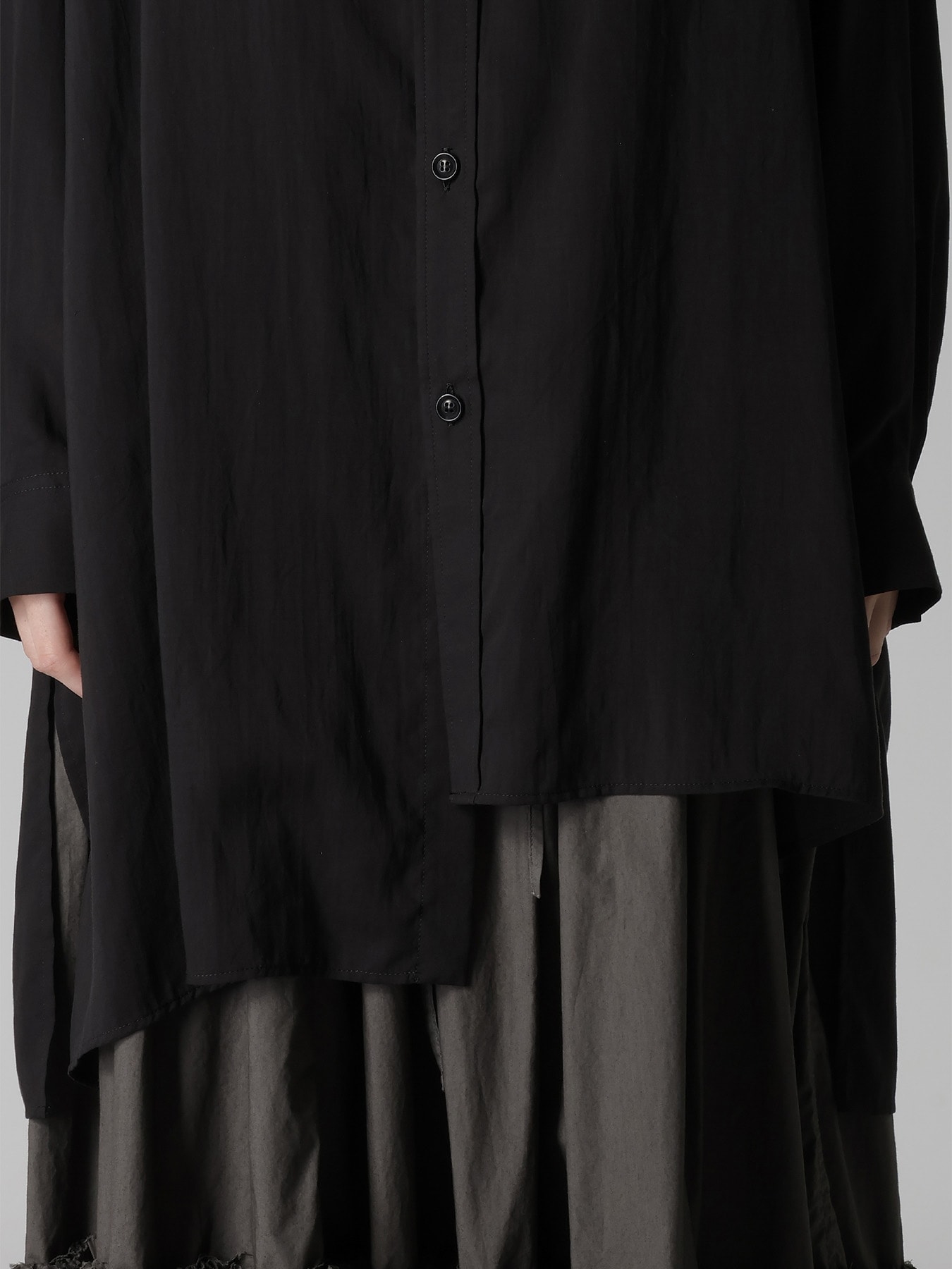 CELLULOSE LAWN UNBALANCED BIG BLOUSE