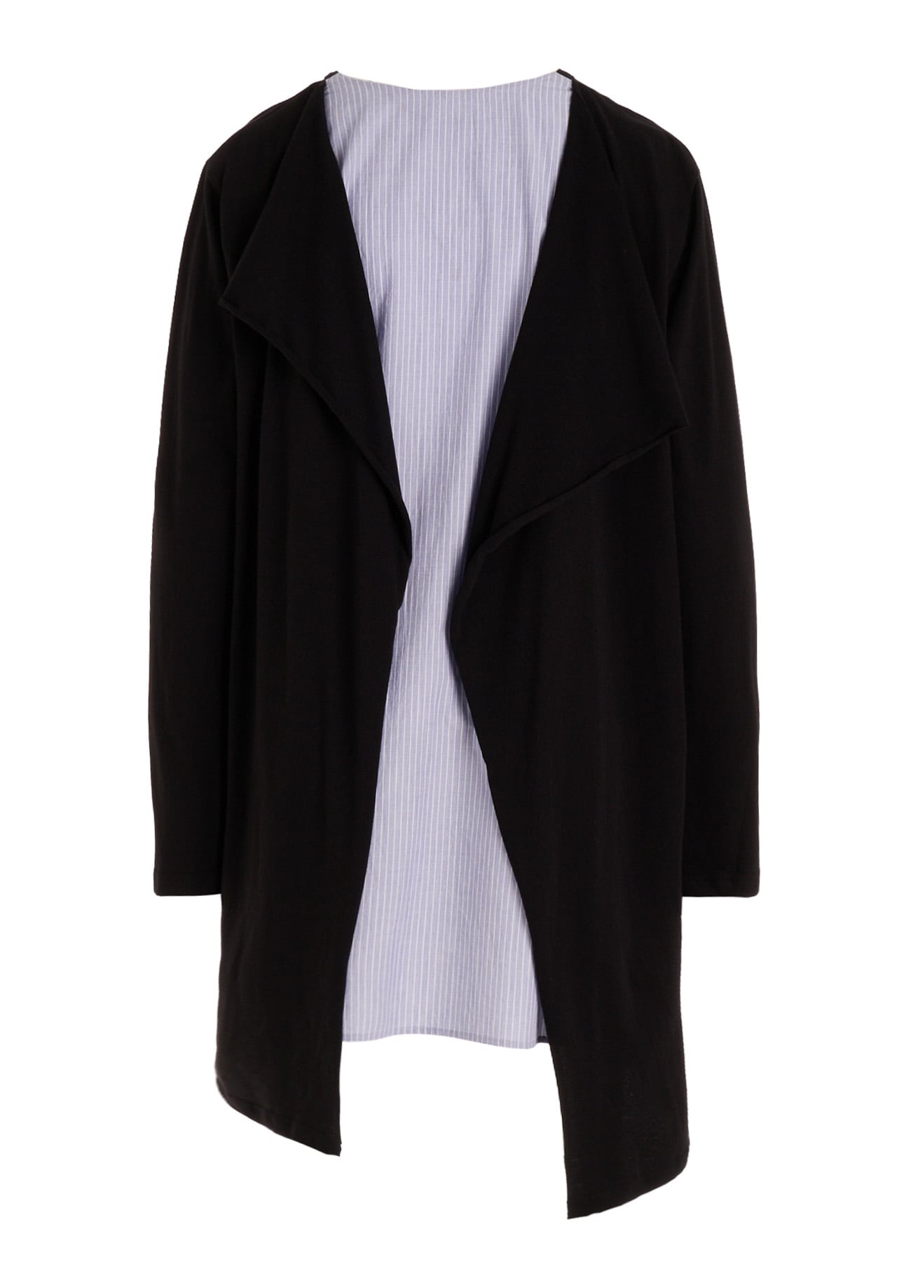 COTTON COMBINATION LONG SLEEVE BLOUSE