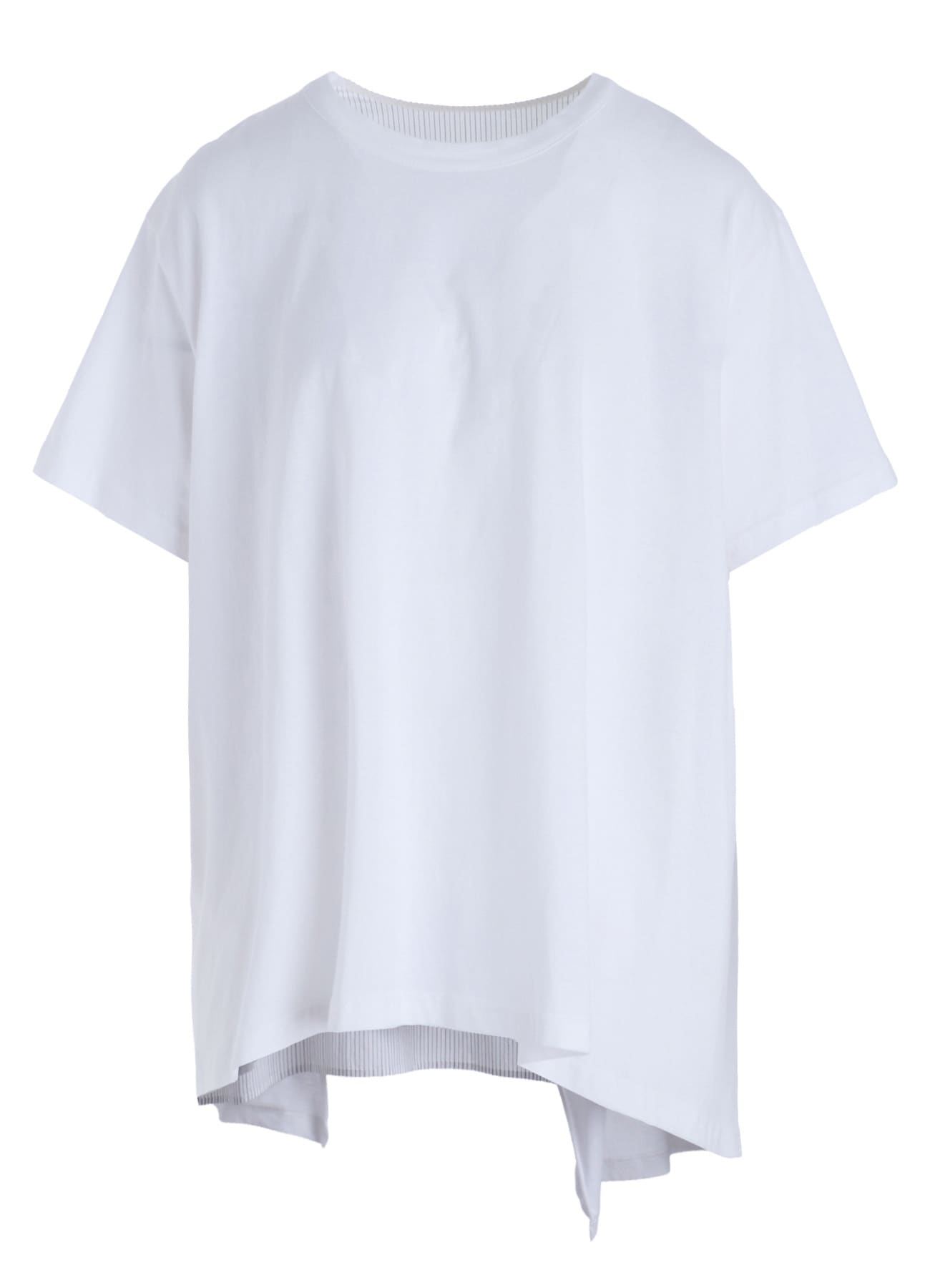COTTON COMBINATION HALF SLEEVE BLOUSE