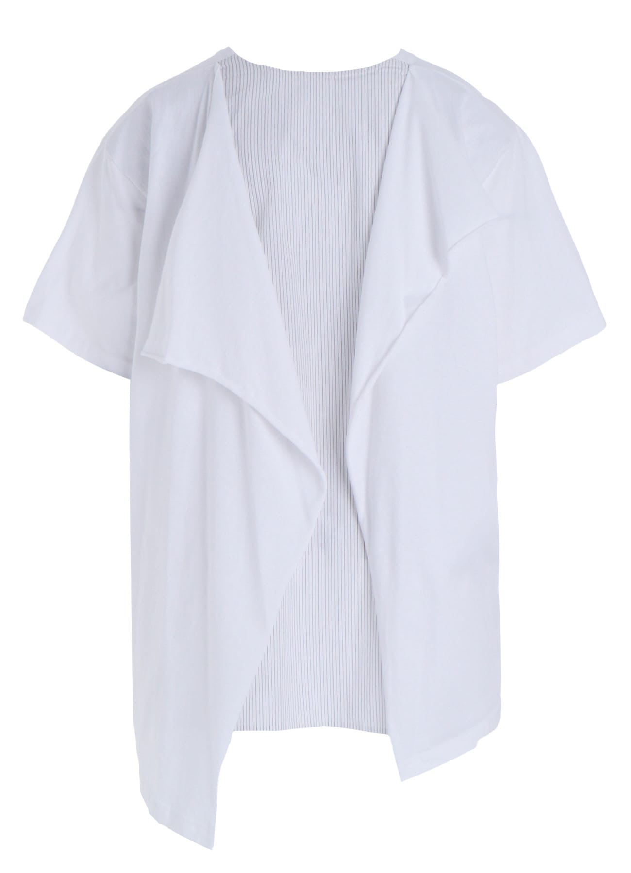 COTTON COMBINATION HALF SLEEVE BLOUSE