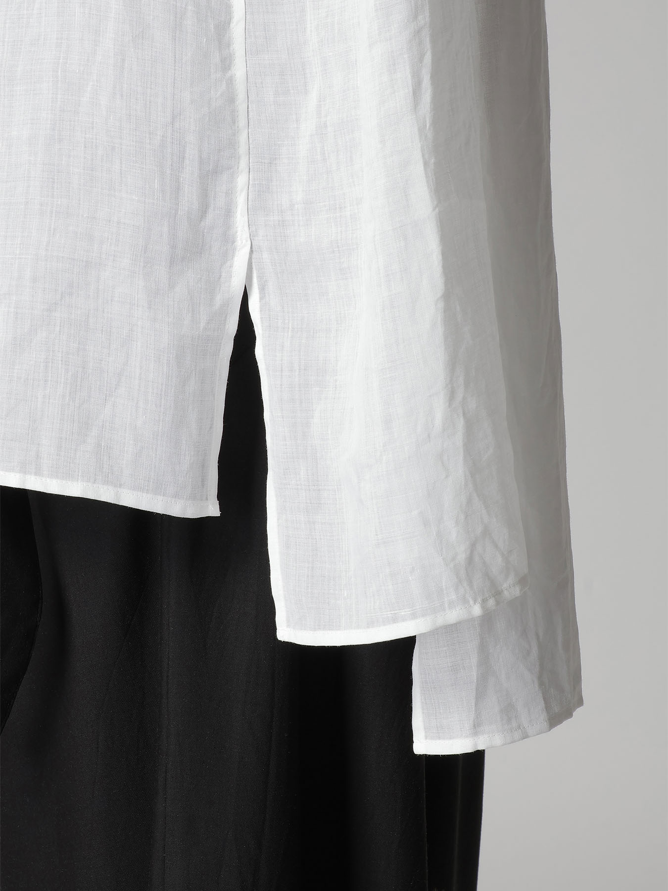 RAMIE STAND COLLAR BLOUSE