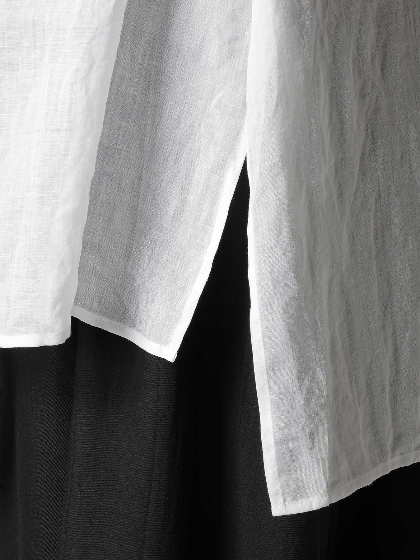 RAMIE STAND COLLAR BLOUSE