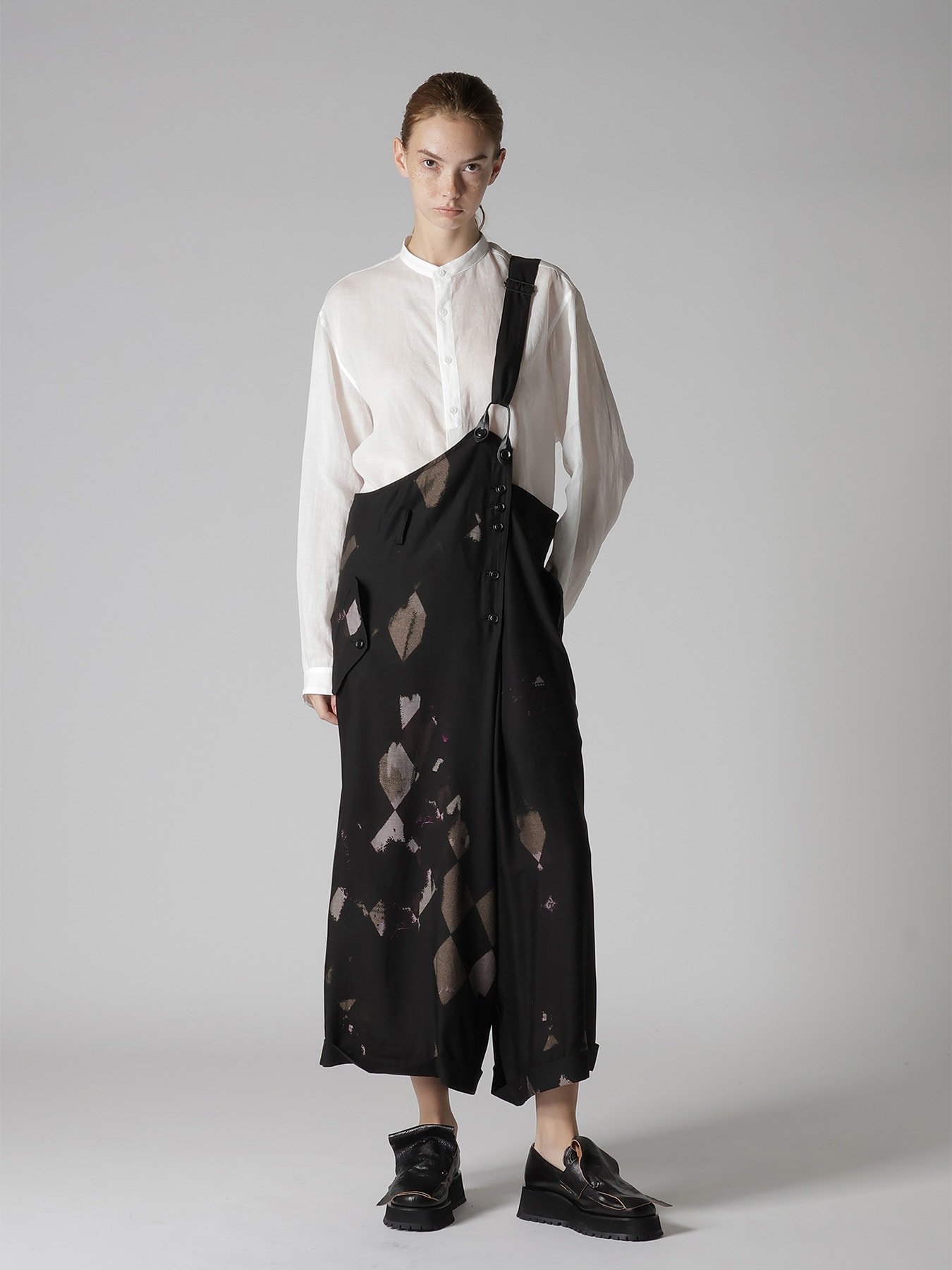 RAMIE STAND COLLAR BLOUSE