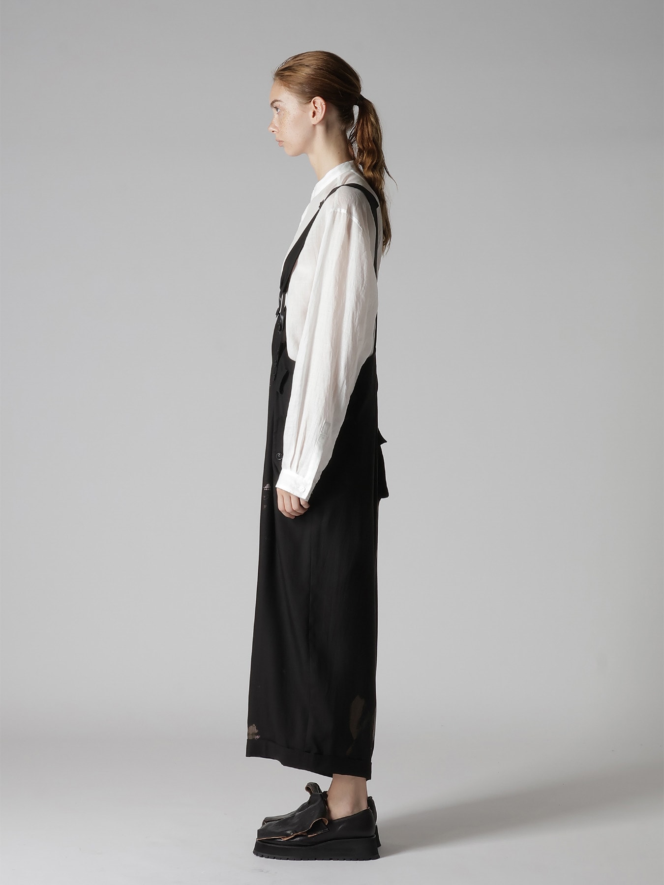 RAMIE STAND COLLAR BLOUSE