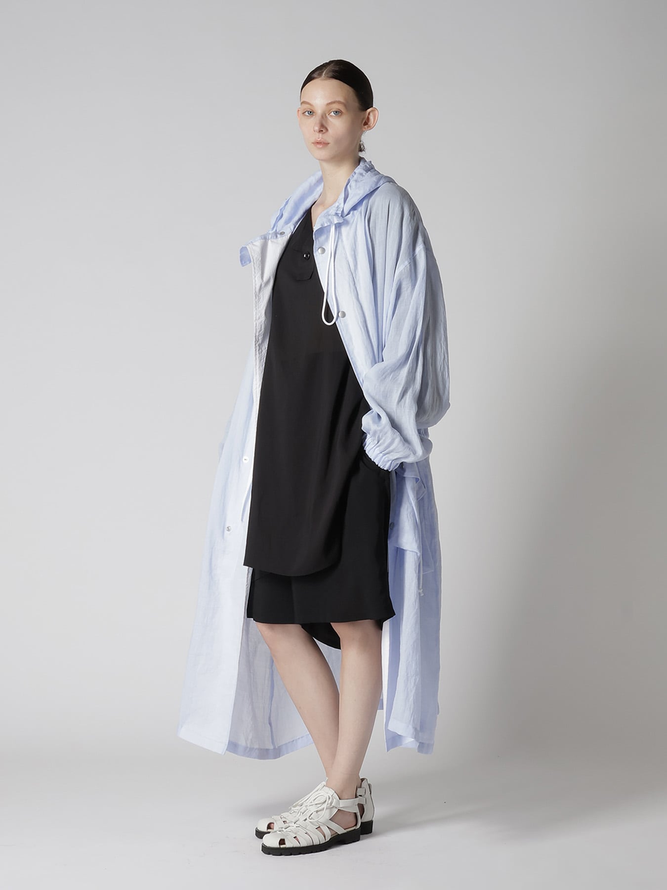 RAMIE HOODED OVERSIZED COAT