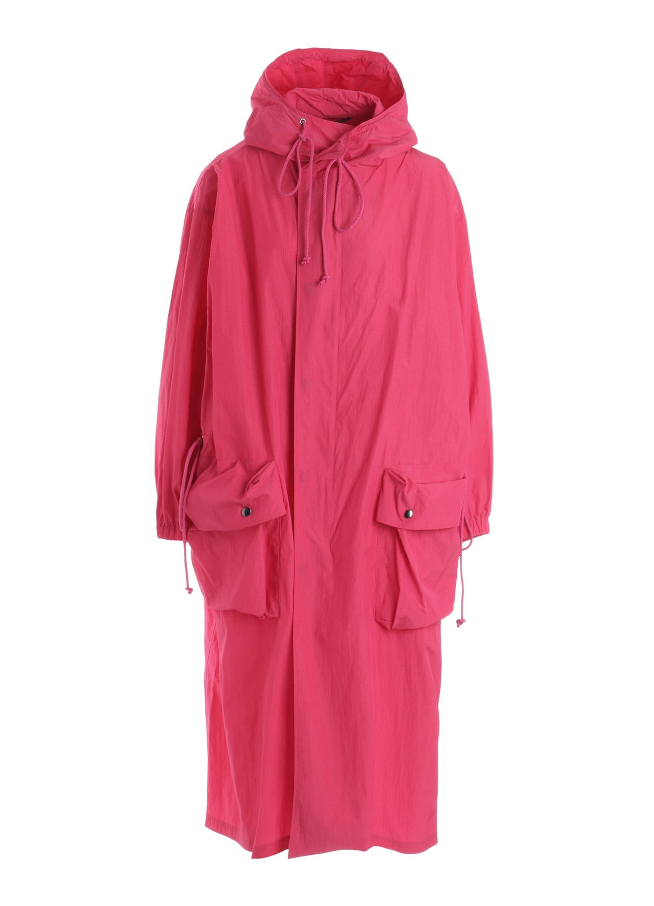 NY/ JET TAFFETA HOODED BIG COAT