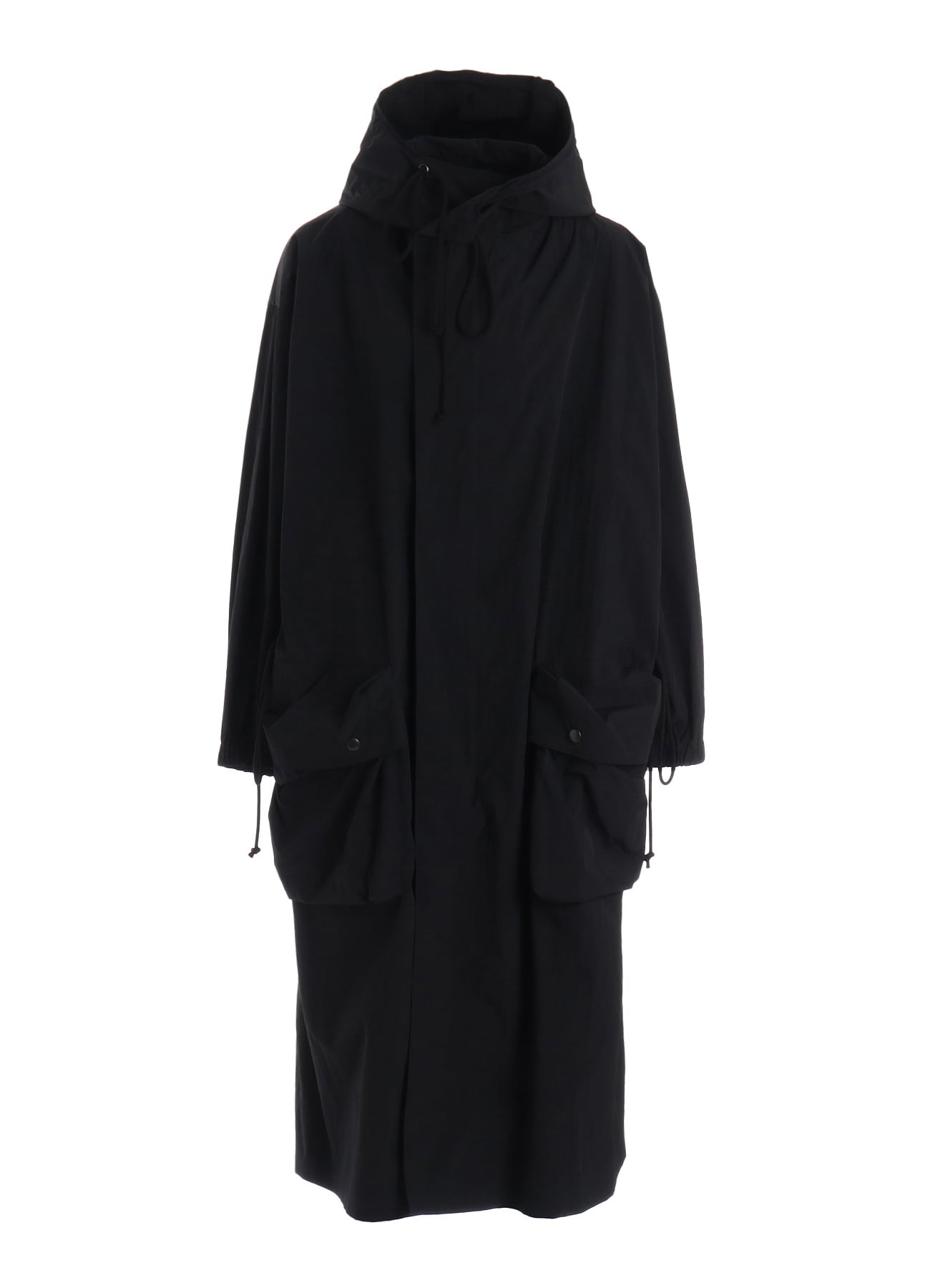 NY/ JET TAFFETA HOODED BIG COAT
