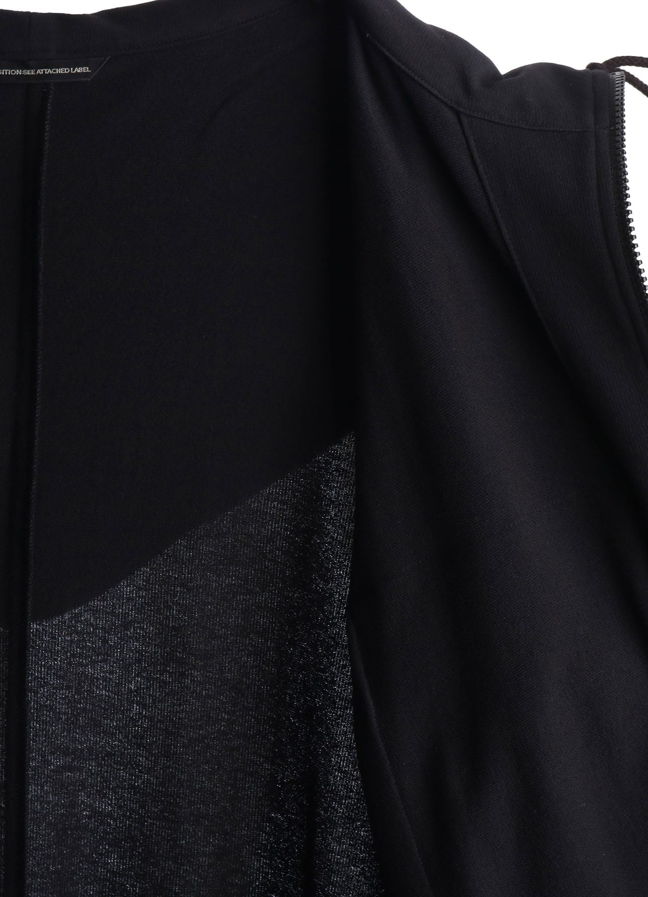 COTTON INLAY ZIP UP POCKET COAT