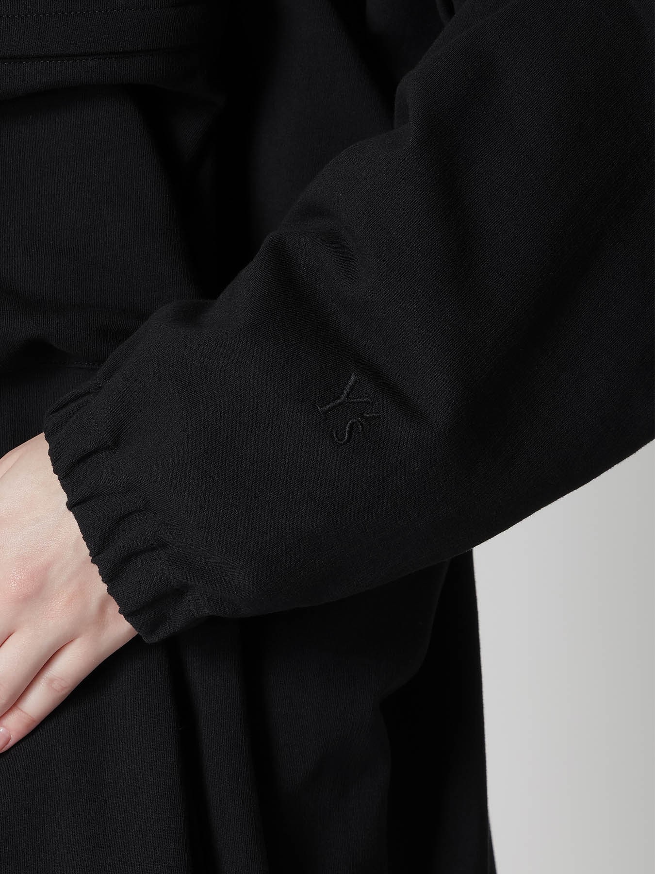 COTTON INLAY ZIP UP POCKET COAT