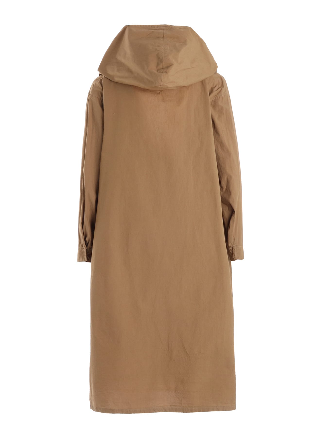 COTTON TYPEWRITER HOODED GOWN