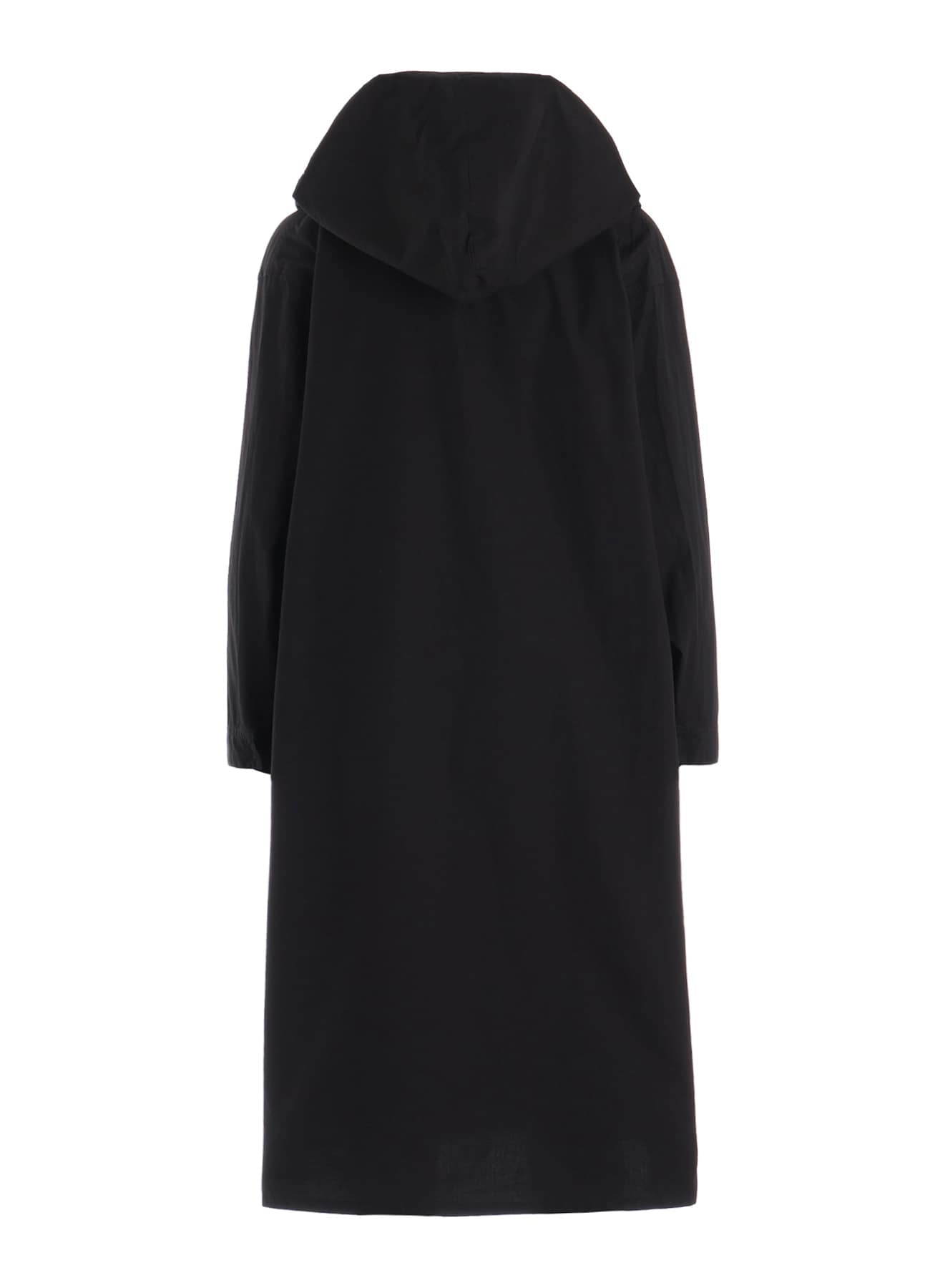COTTON TYPEWRITER HOODED GOWN