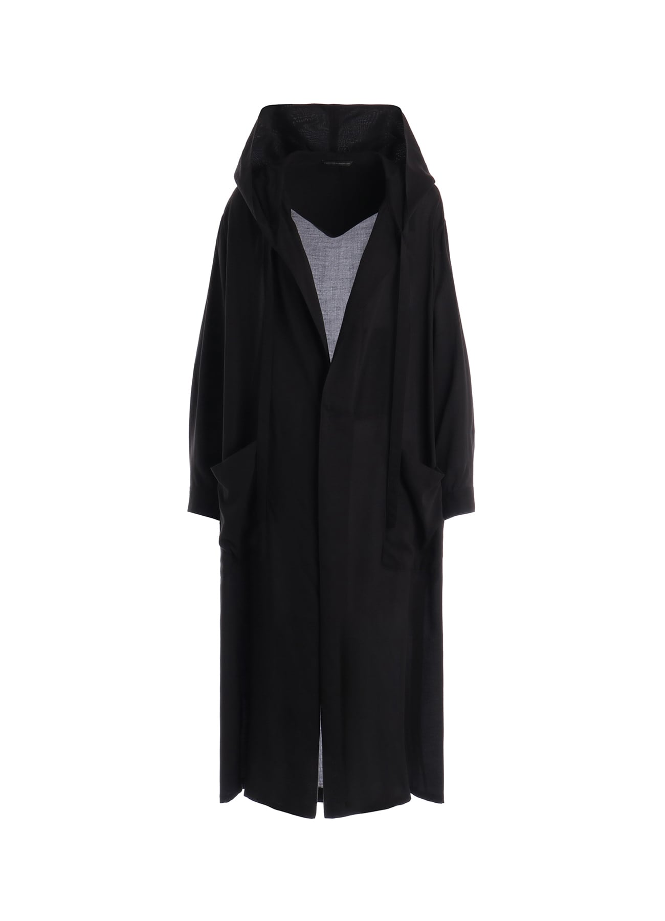 CELLULOSE LAWN HOODED GOWN