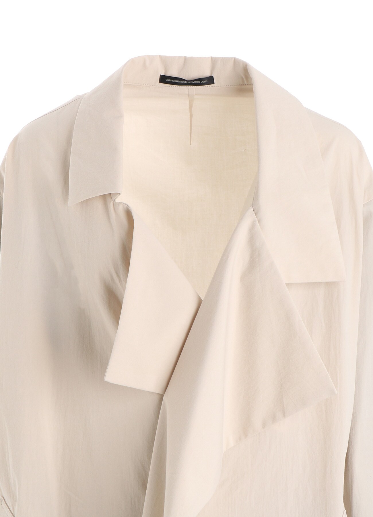 COTTON BROAD BIG LAPEL COAT