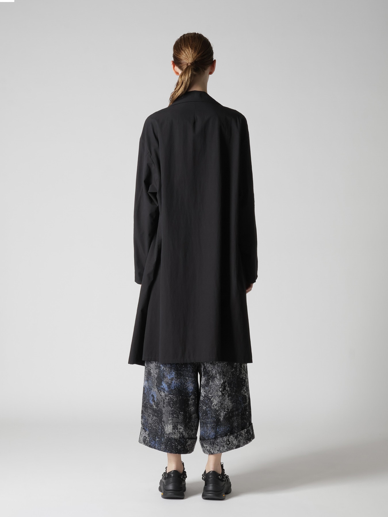 COTTON BROAD BIG LAPEL COAT