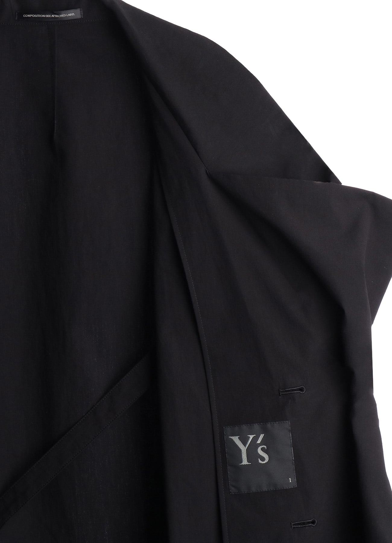 COTTON BROAD BIG LAPEL COAT